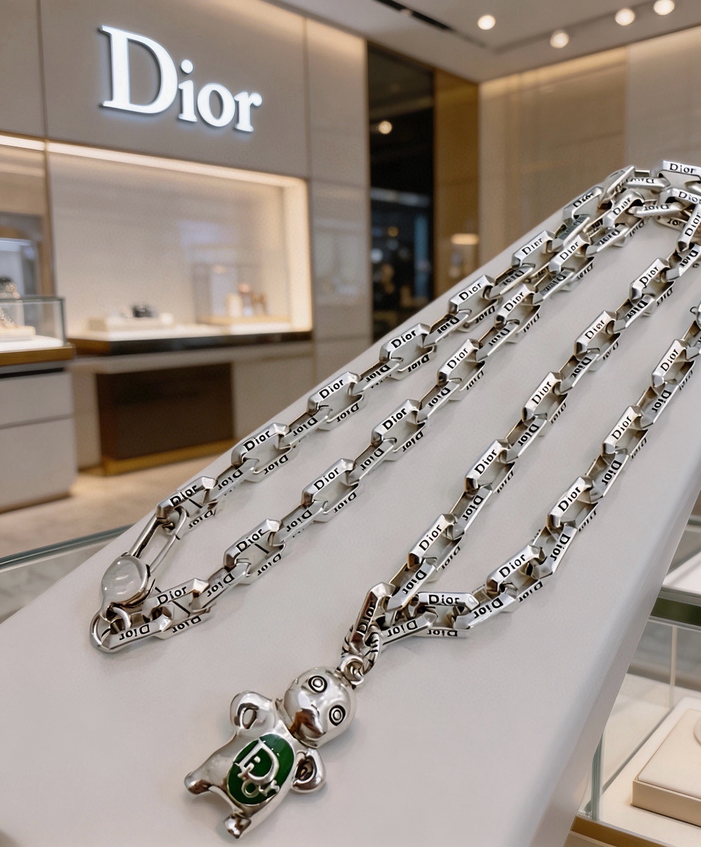 迪奥 Dior 传世高定珠宝耳环项链戒指首饰 #C309FC8B 8