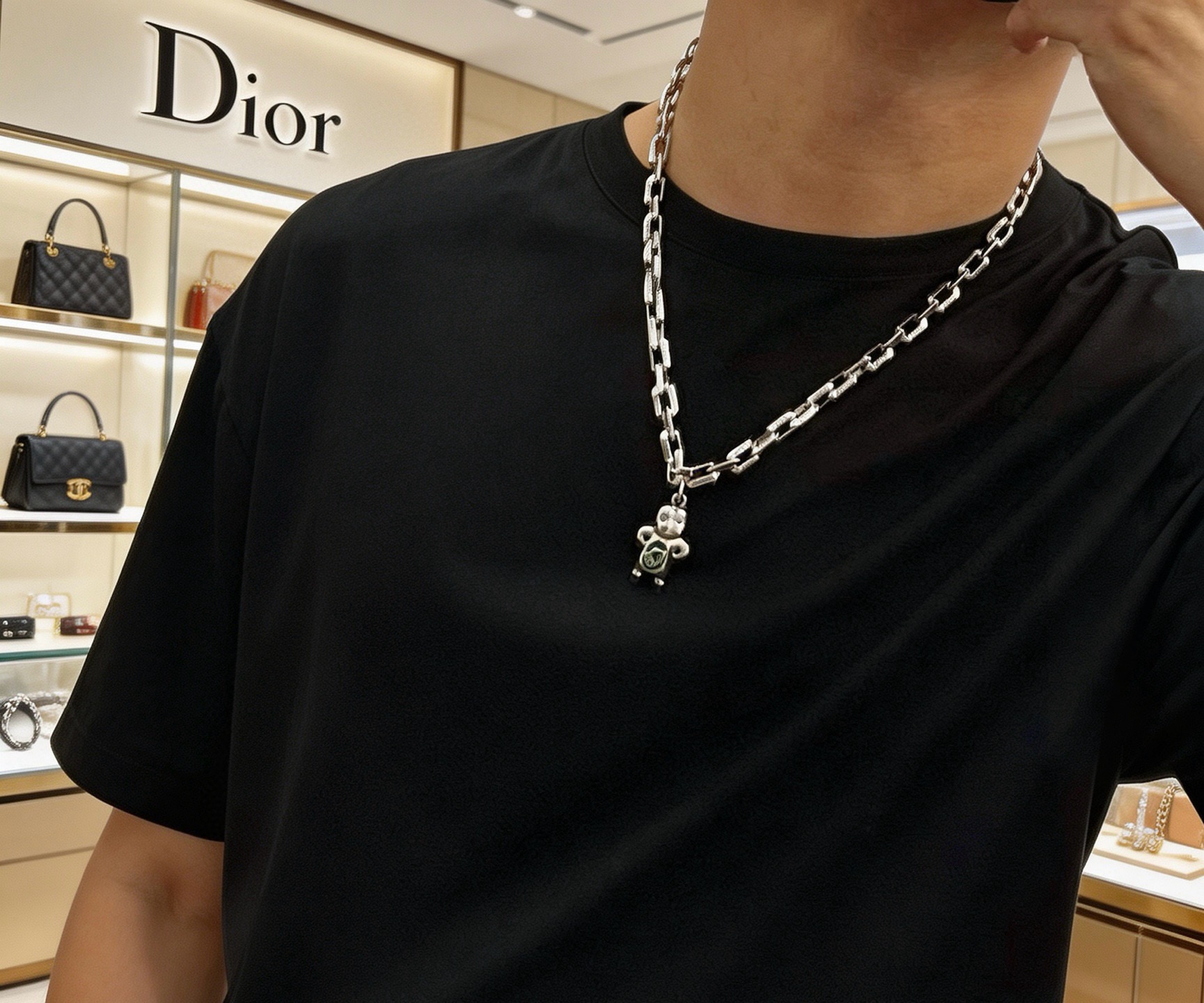迪奥 Dior 传世高定珠宝耳环项链戒指首饰 #C309FC8B 3