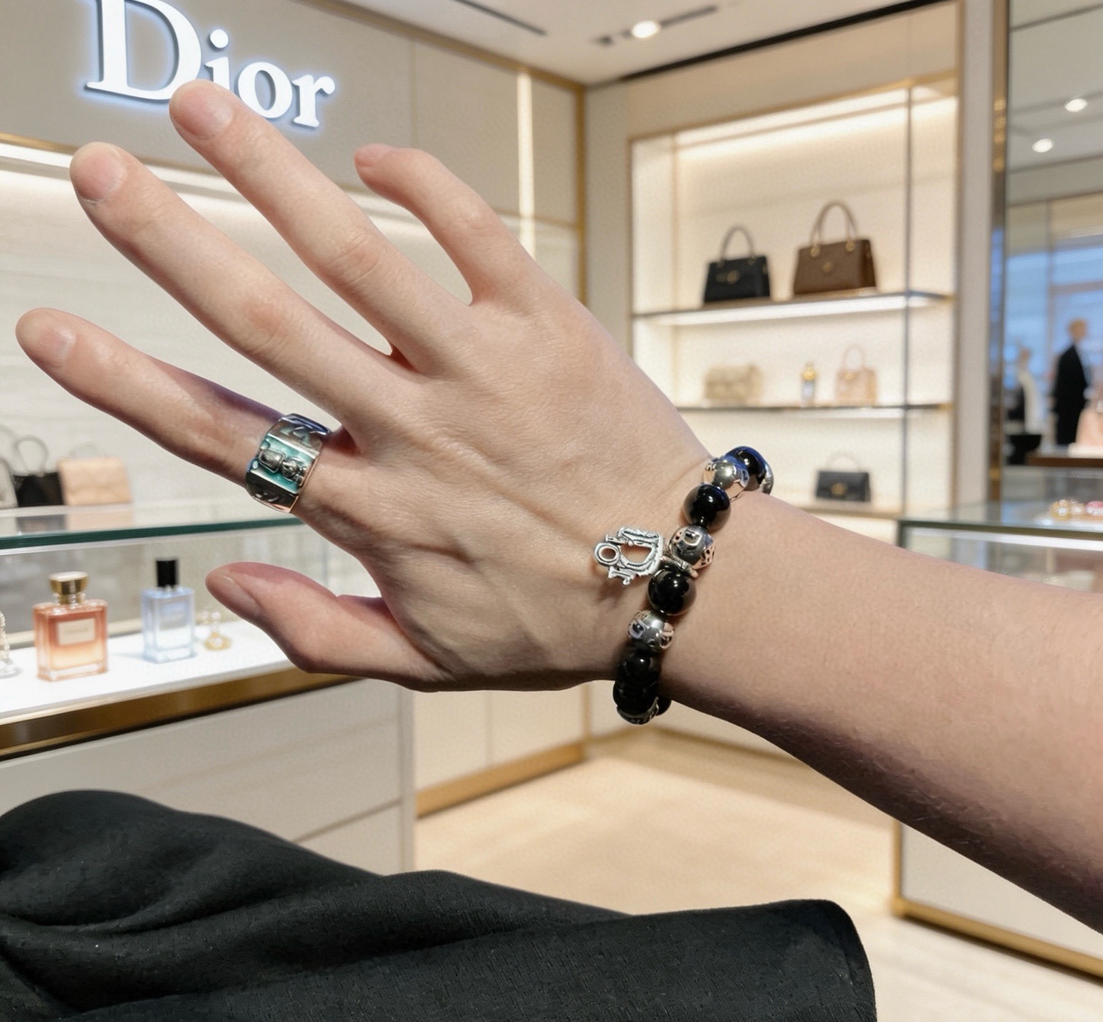 迪奥 Dior 传世高定珠宝耳环项链戒指首饰 #7A288D7C 4