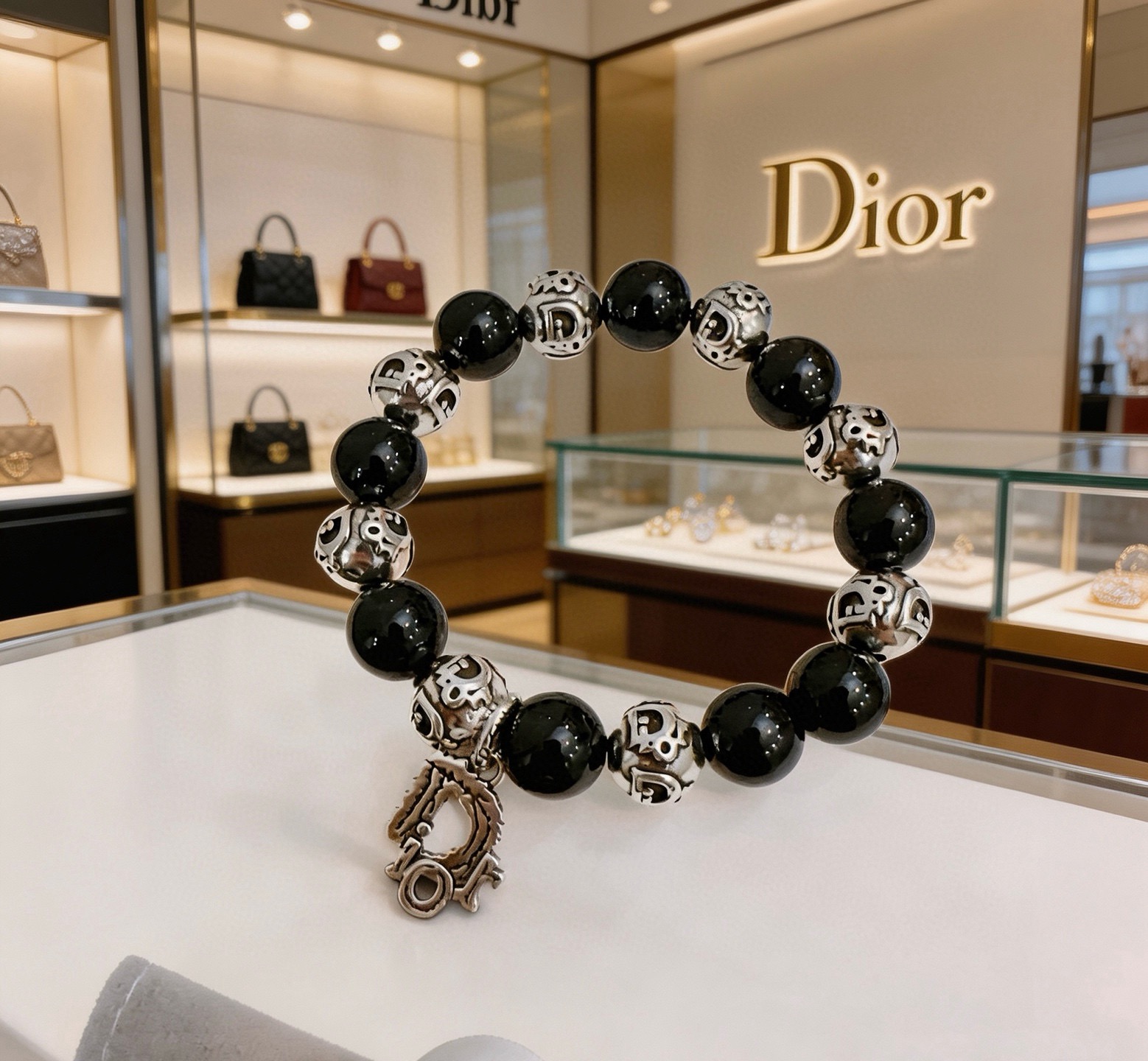 迪奥 Dior 传世高定珠宝耳环项链戒指首饰 #7A288D7C 2