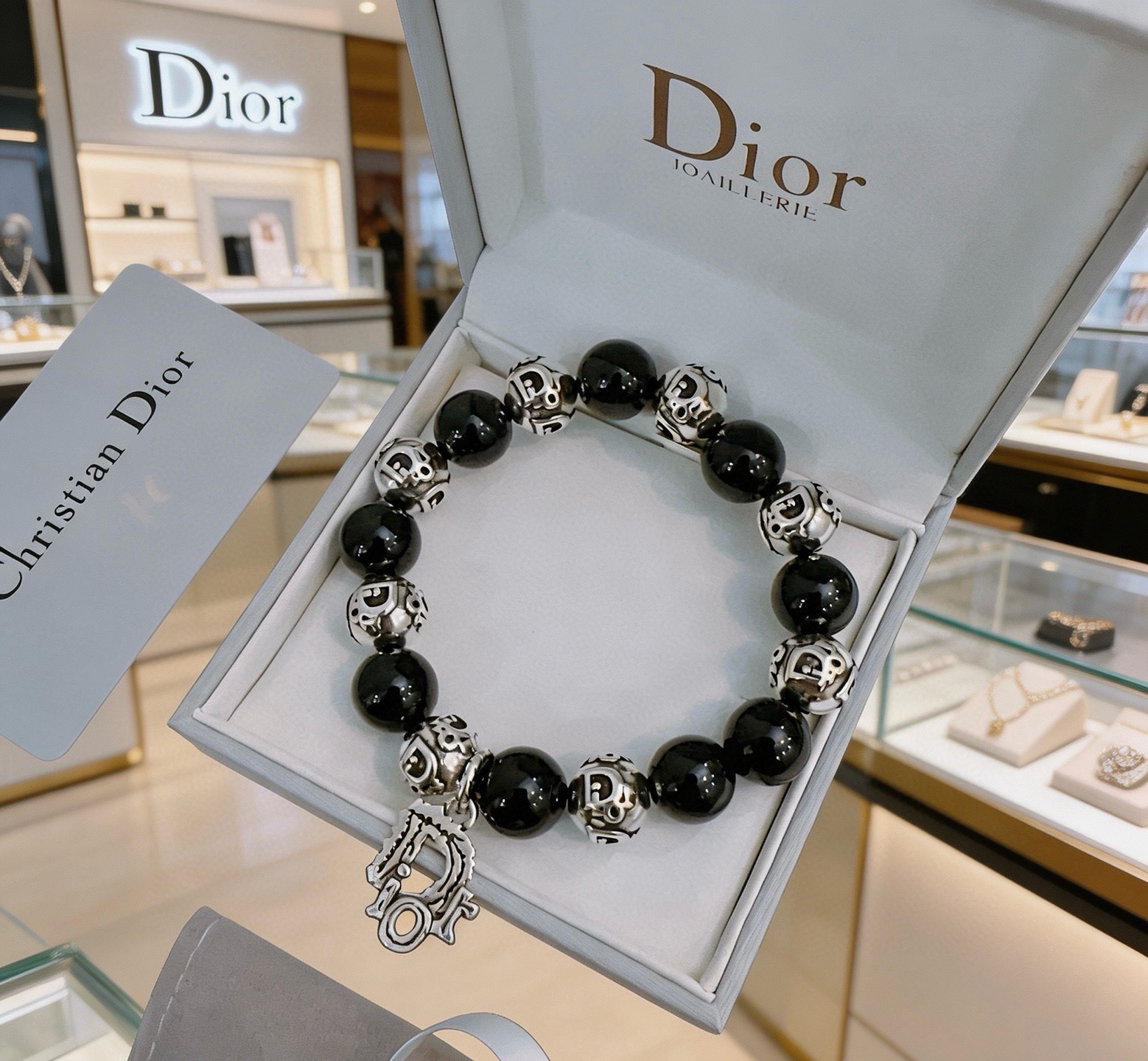 迪奥 Dior 传世高定珠宝耳环项链戒指首饰 #7A288D7C 6