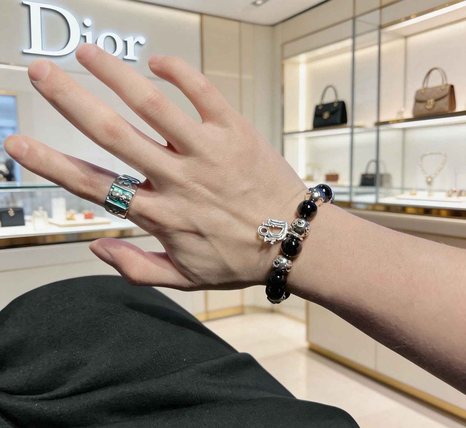 迪奥 Dior 传世高定珠宝耳环项链戒指首饰 #7A288D7C 9