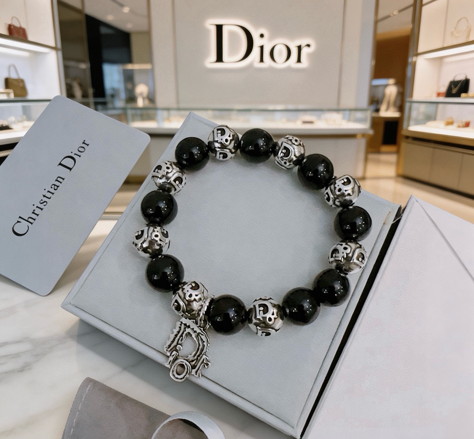 迪奥 Dior 传世高定珠宝耳环项链戒指首饰 #7A288D7C 3