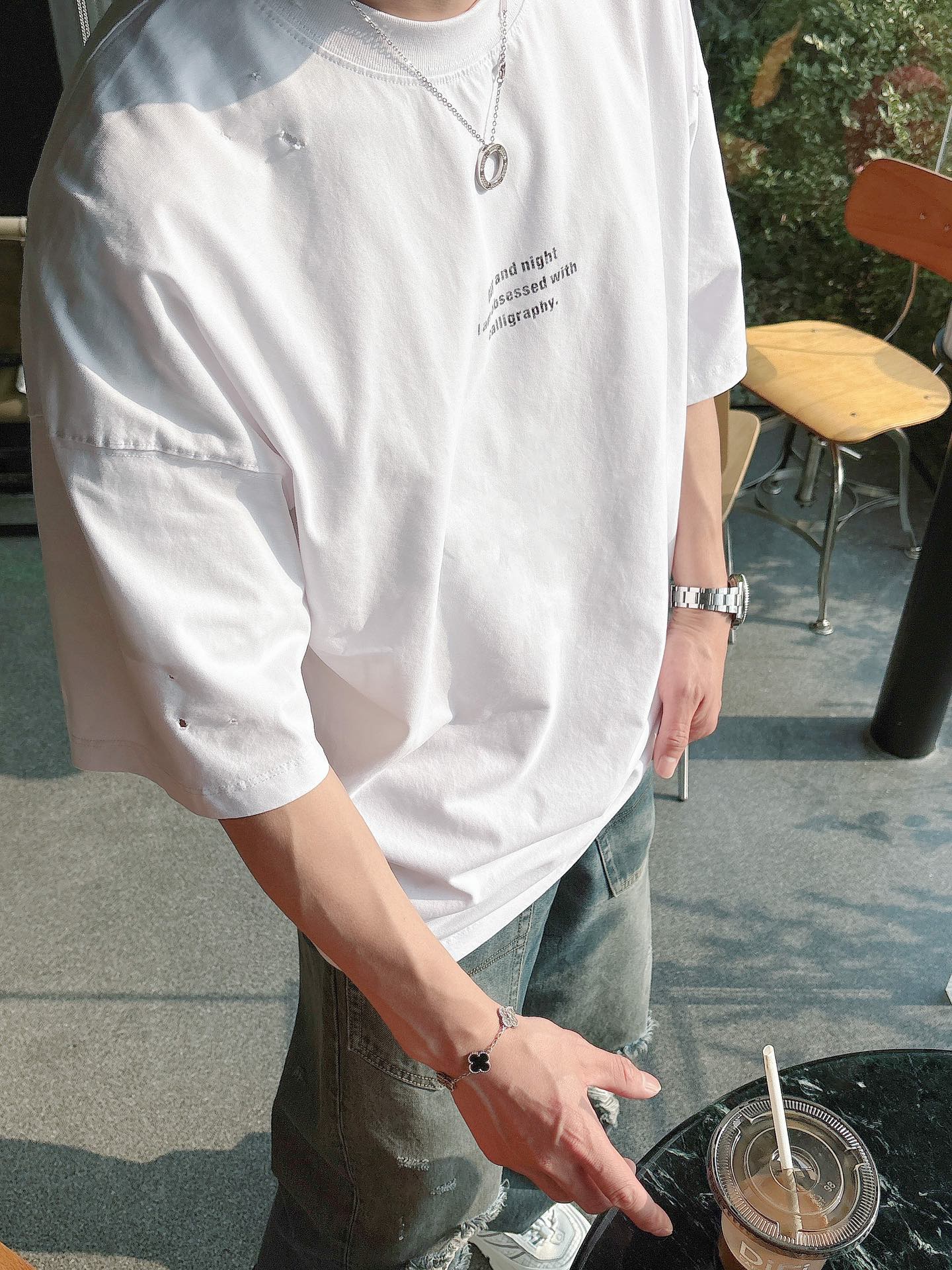 NO:131442,SS niche trendy brand spring and summer new half-sleeved hot custom pure cotton fabric adopts hand-printing process, fabric comfortable texture, S-2XL, alexander wang19860909SS 小众潮牌春夏新款半袖 爆款定制纯棉面料 采用手工印花工艺 面料舒适质感 码数S-2XL,,alexander wang,Men's clothing