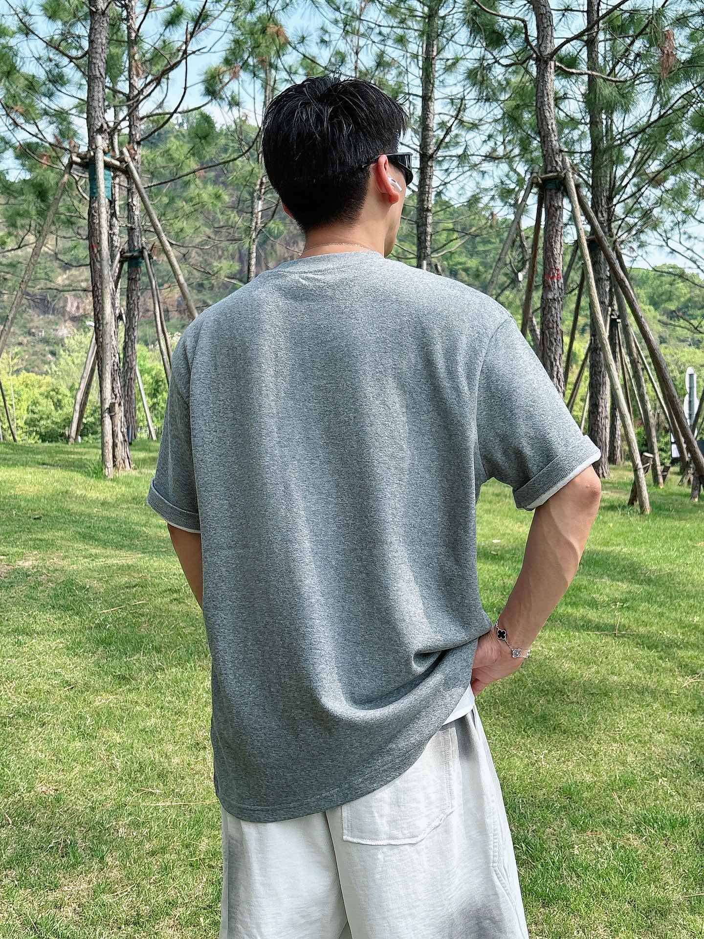  2025SS 小香家春夏新款半袖 爆款定制纯棉面料 重工洗水，面料舒适🈶️质感 码数：S-2XL