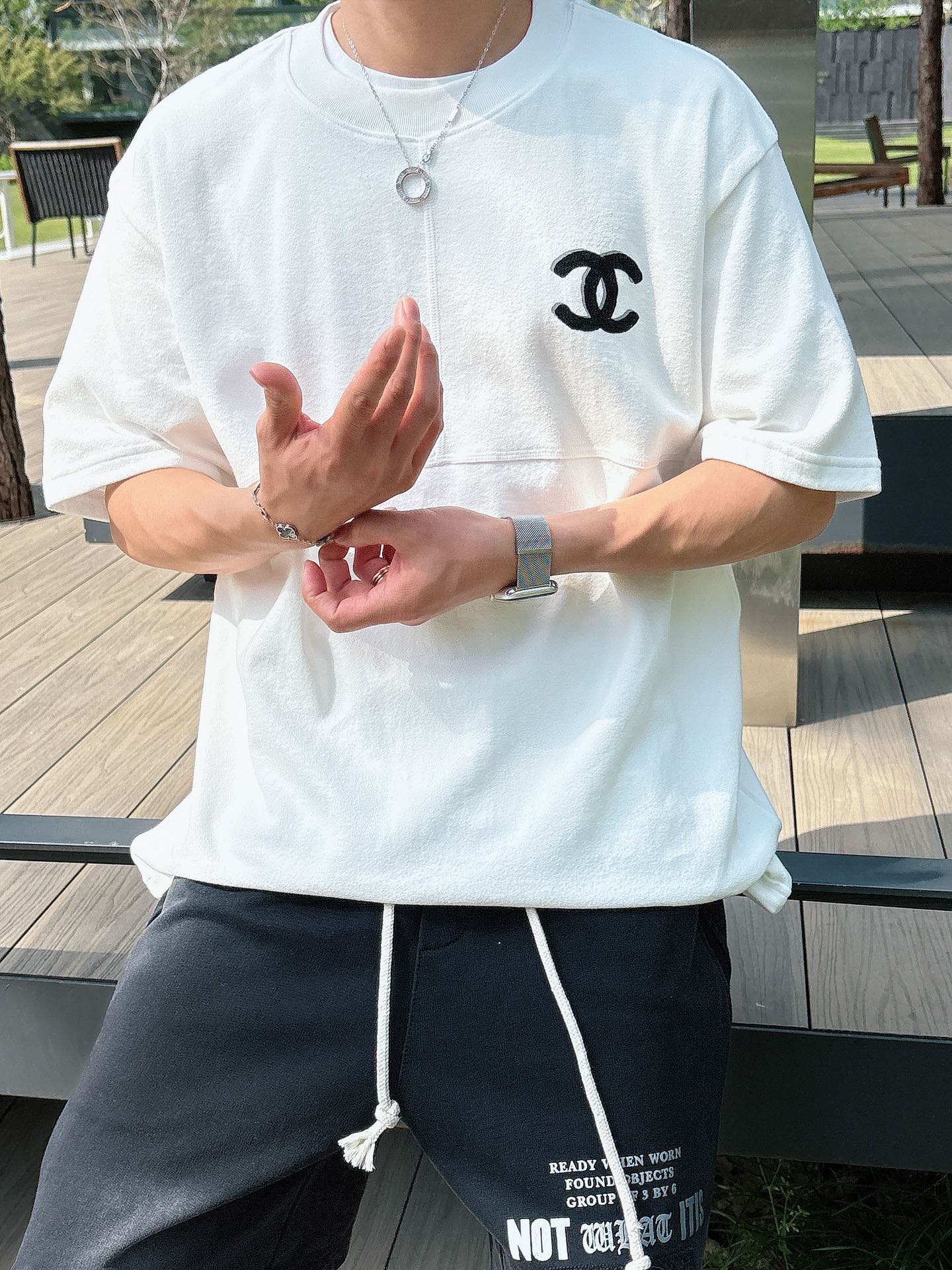  2025SS 小香家春夏新款半袖 爆款定制纯棉面料 重工洗水，面料舒适🈶️质感 码数：S-2XL
