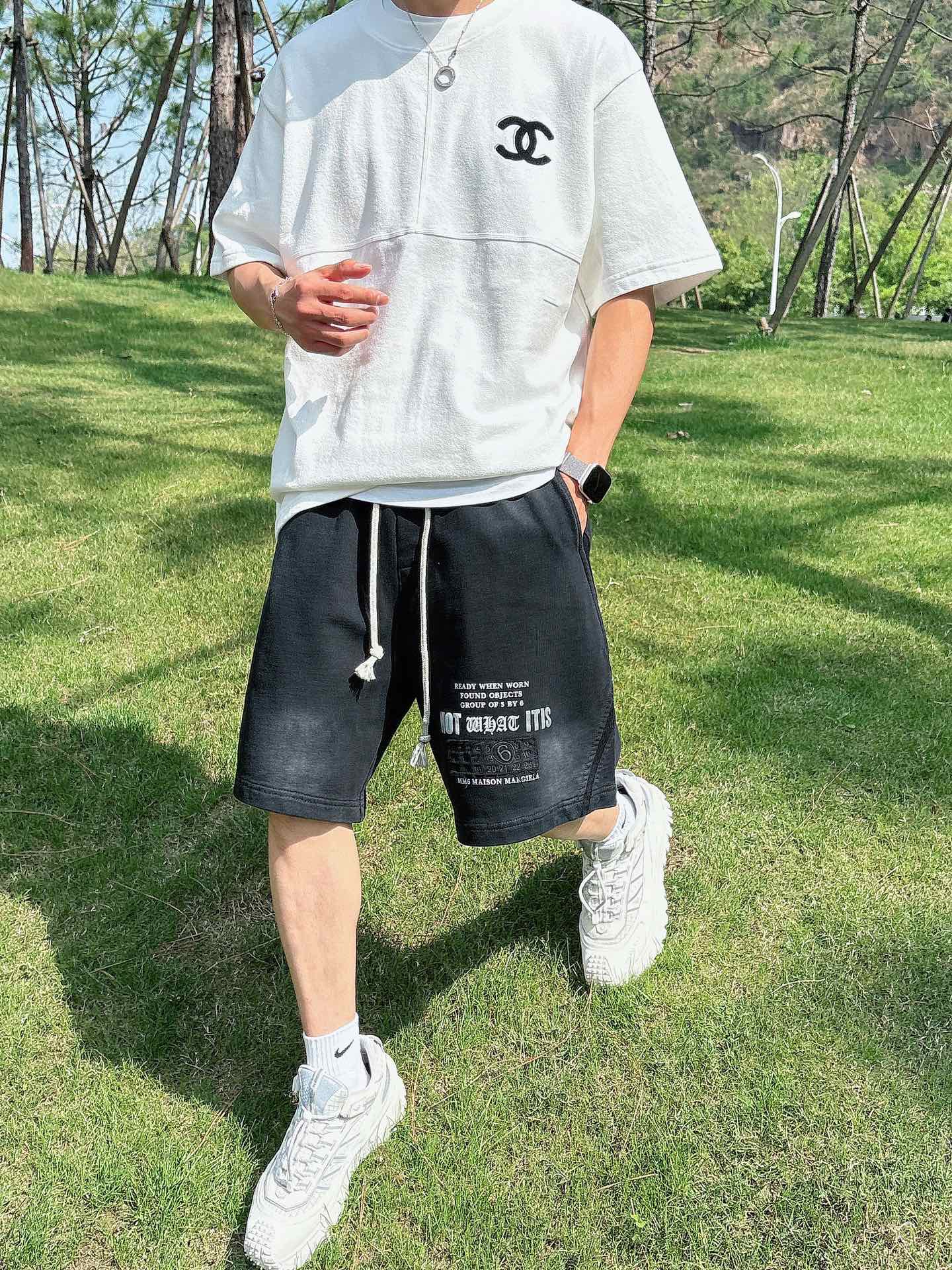  2025SS 小香家春夏新款半袖 爆款定制纯棉面料 重工洗水，面料舒适🈶️质感 码数：S-2XL