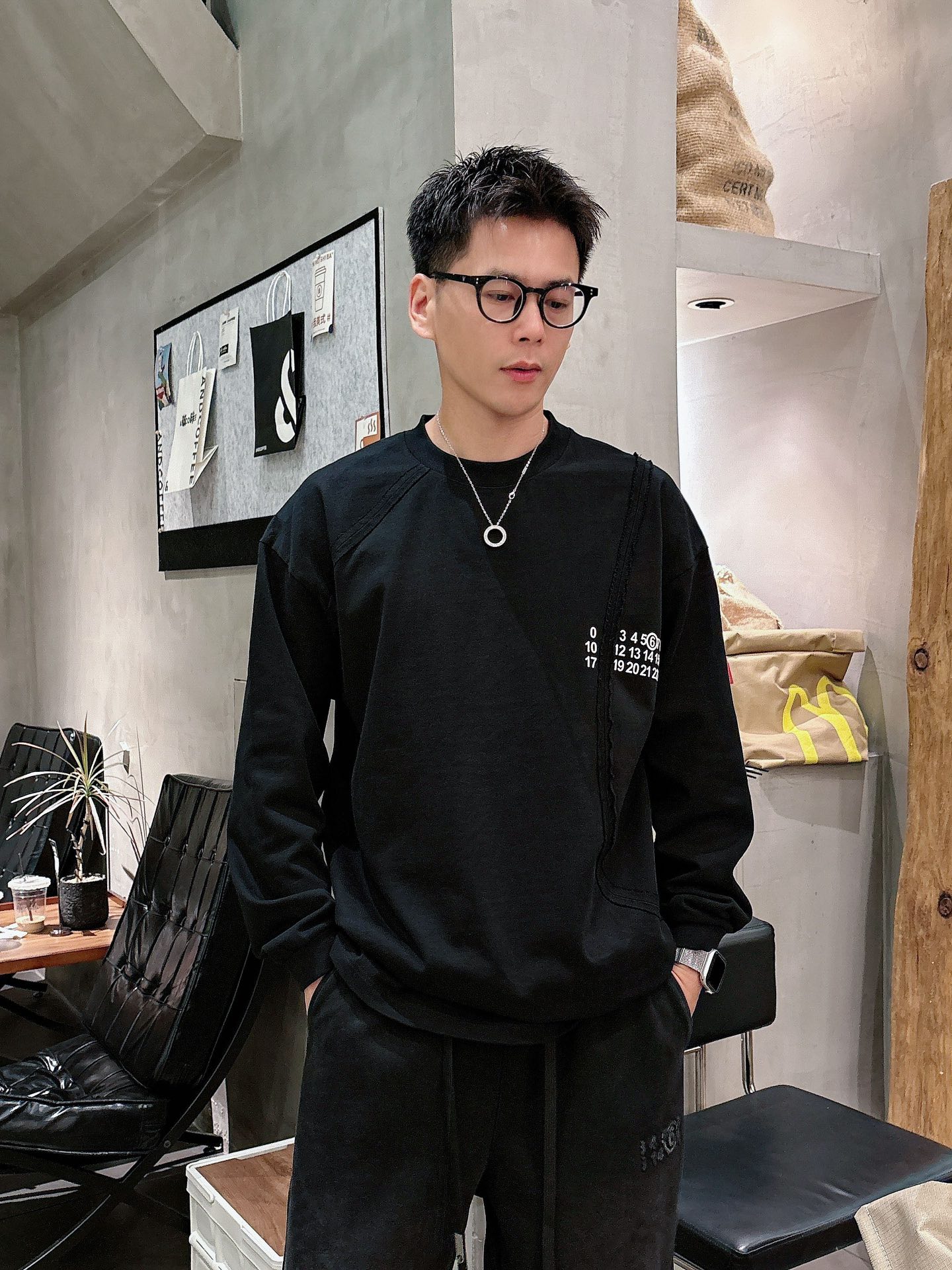 2025SS 马吉拉家春夏新款长袖 爆款定制纯棉面料 重工洗水，面料舒适🈶️质感 码数：M-2XL🐑