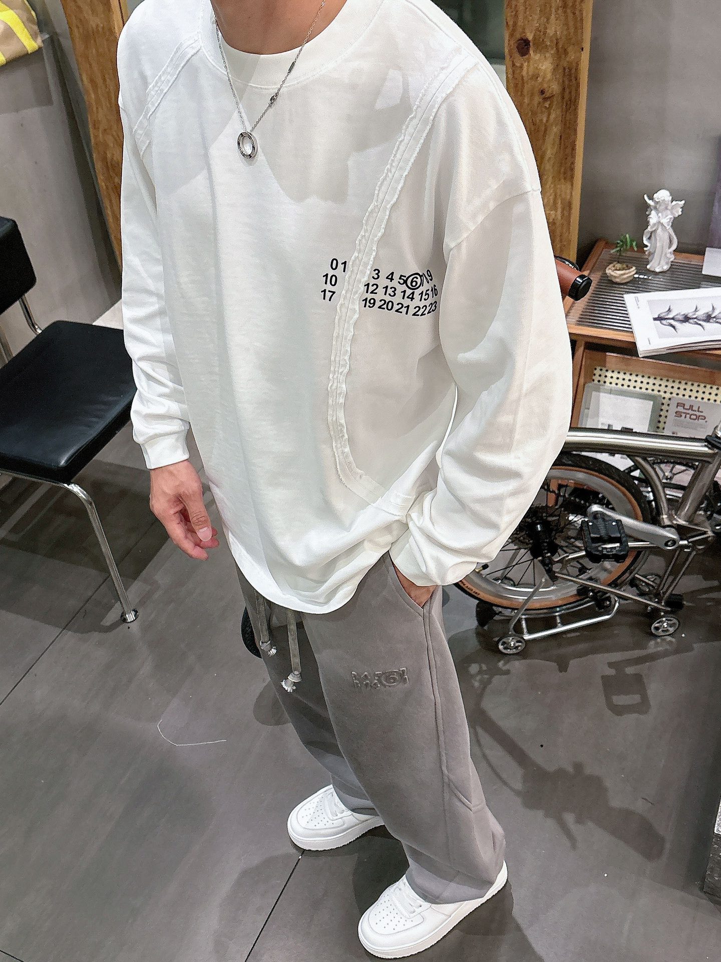 2025SS 马吉拉家春夏新款长袖 爆款定制纯棉面料 重工洗水，面料舒适🈶️质感 码数：M-2XL🐑