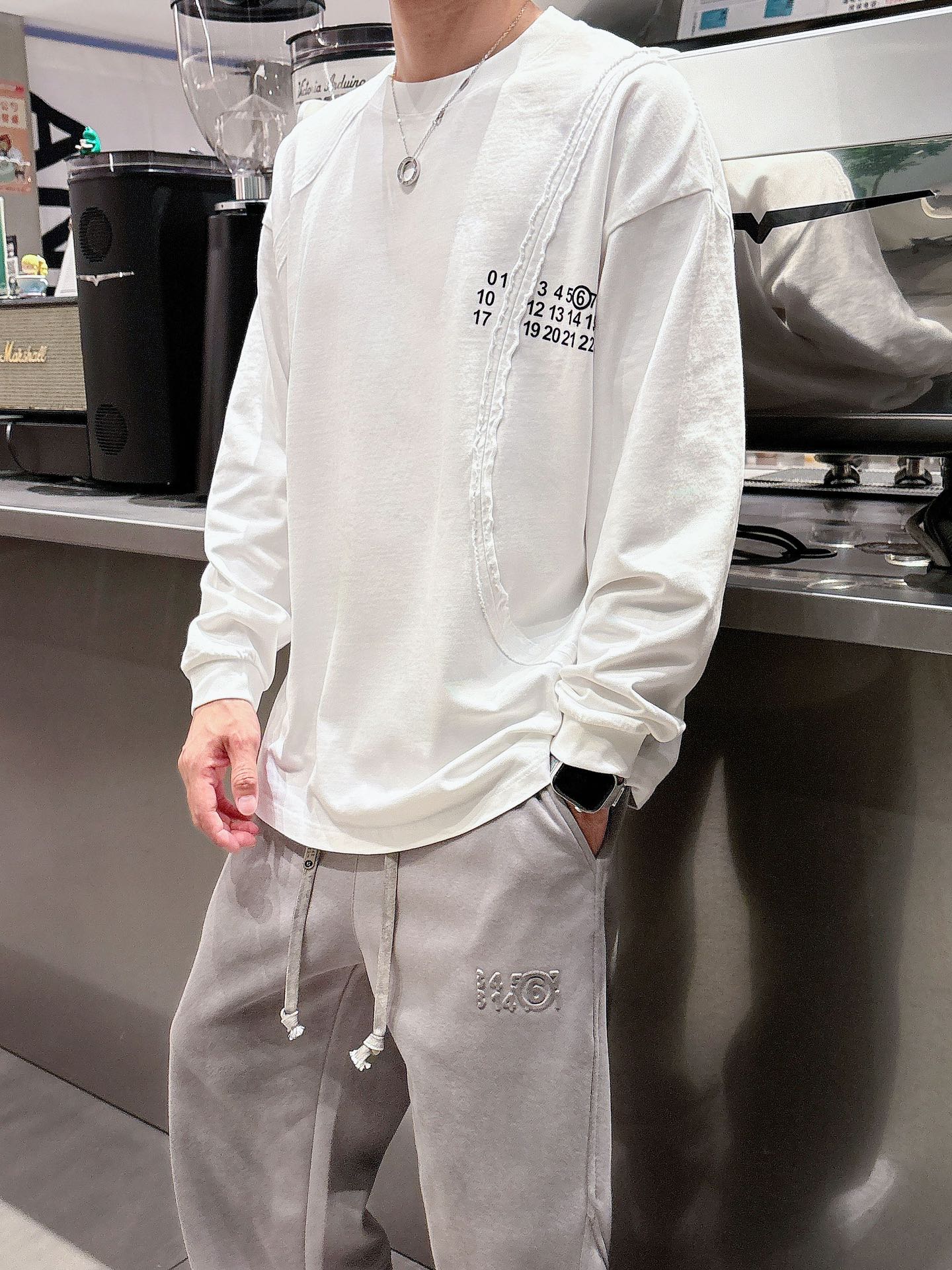 2025SS 马吉拉家春夏新款长袖 爆款定制纯棉面料 重工洗水，面料舒适🈶️质感 码数：M-2XL🐑