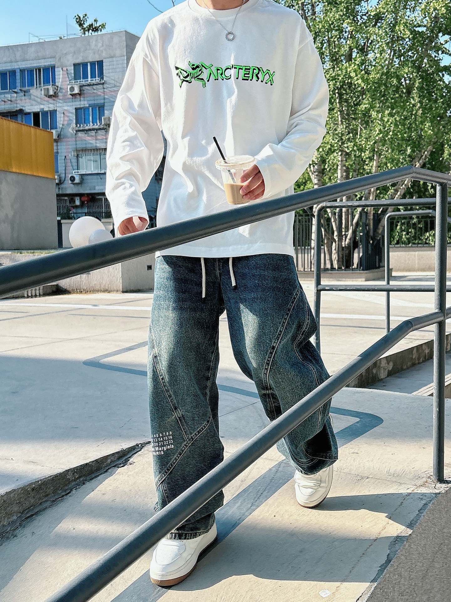 2025SS 鸟家春夏新款长袖 爆款定制纯棉面料 重工洗水，面料舒适🈶️质感 码数：M-2XL🐑