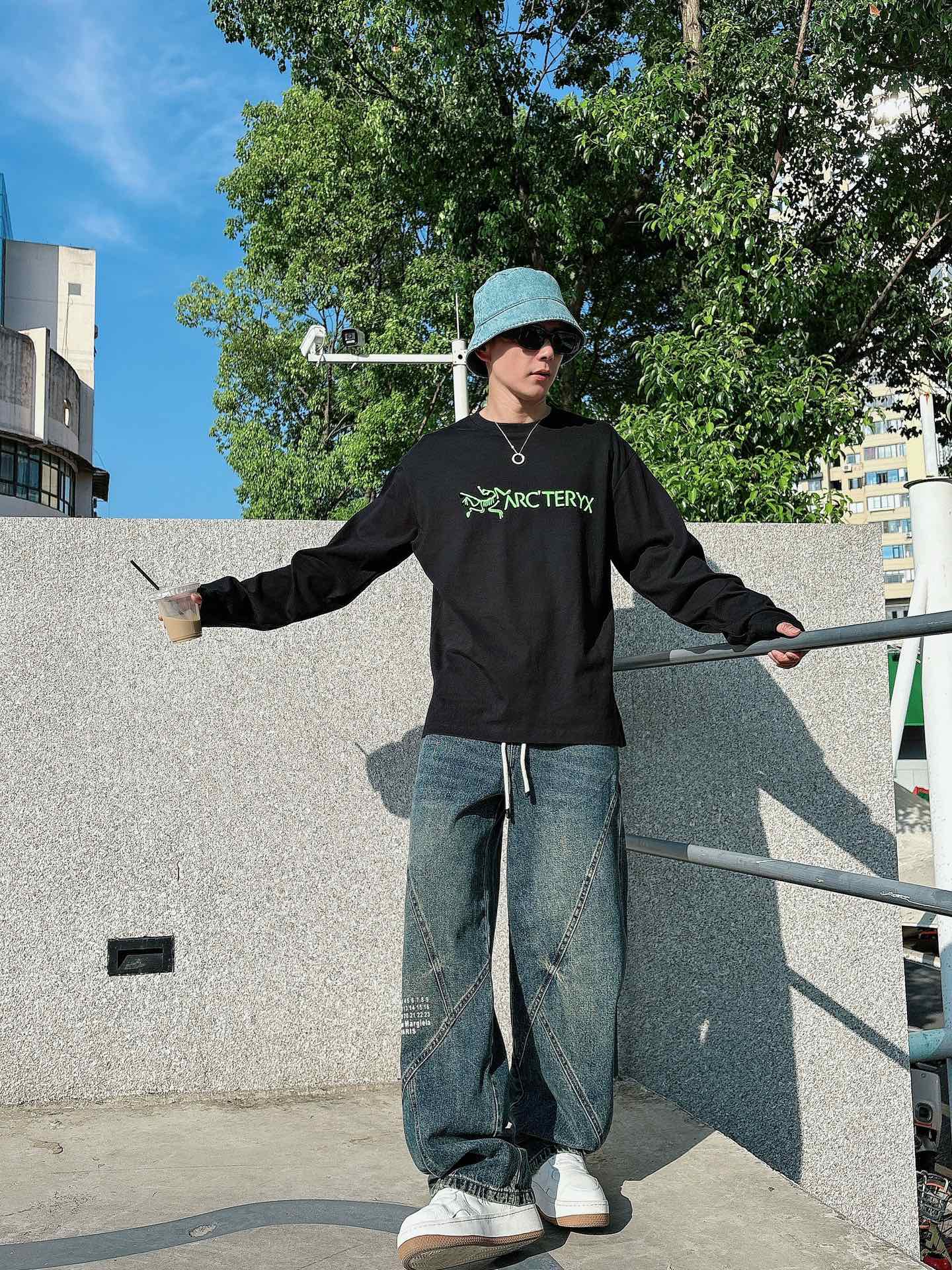 2025SS 鸟家春夏新款长袖 爆款定制纯棉面料 重工洗水，面料舒适🈶️质感 码数：M-2XL🐑