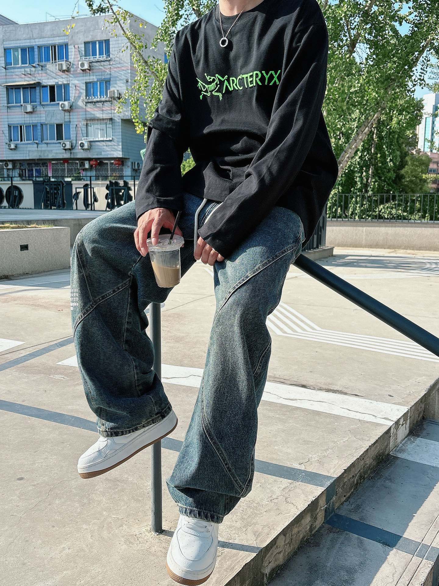 2025SS 鸟家春夏新款长袖 爆款定制纯棉面料 重工洗水，面料舒适🈶️质感 码数：M-2XL🐑