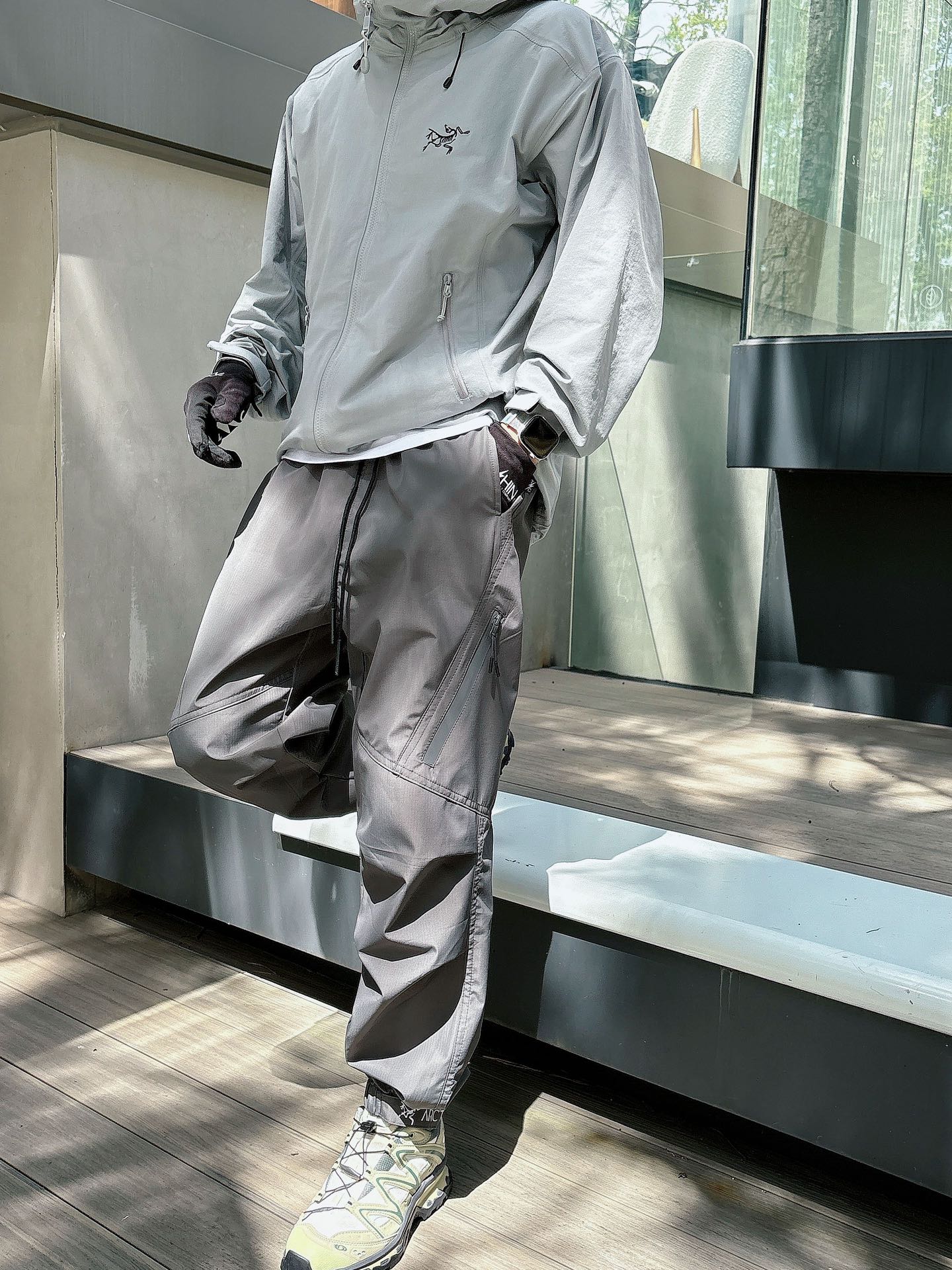 2025春夏款ARC'TERYX始祖鸟 GAMMA LT 男子 鸟家户外运动休闲冲锋裤专业研发的科技导湿