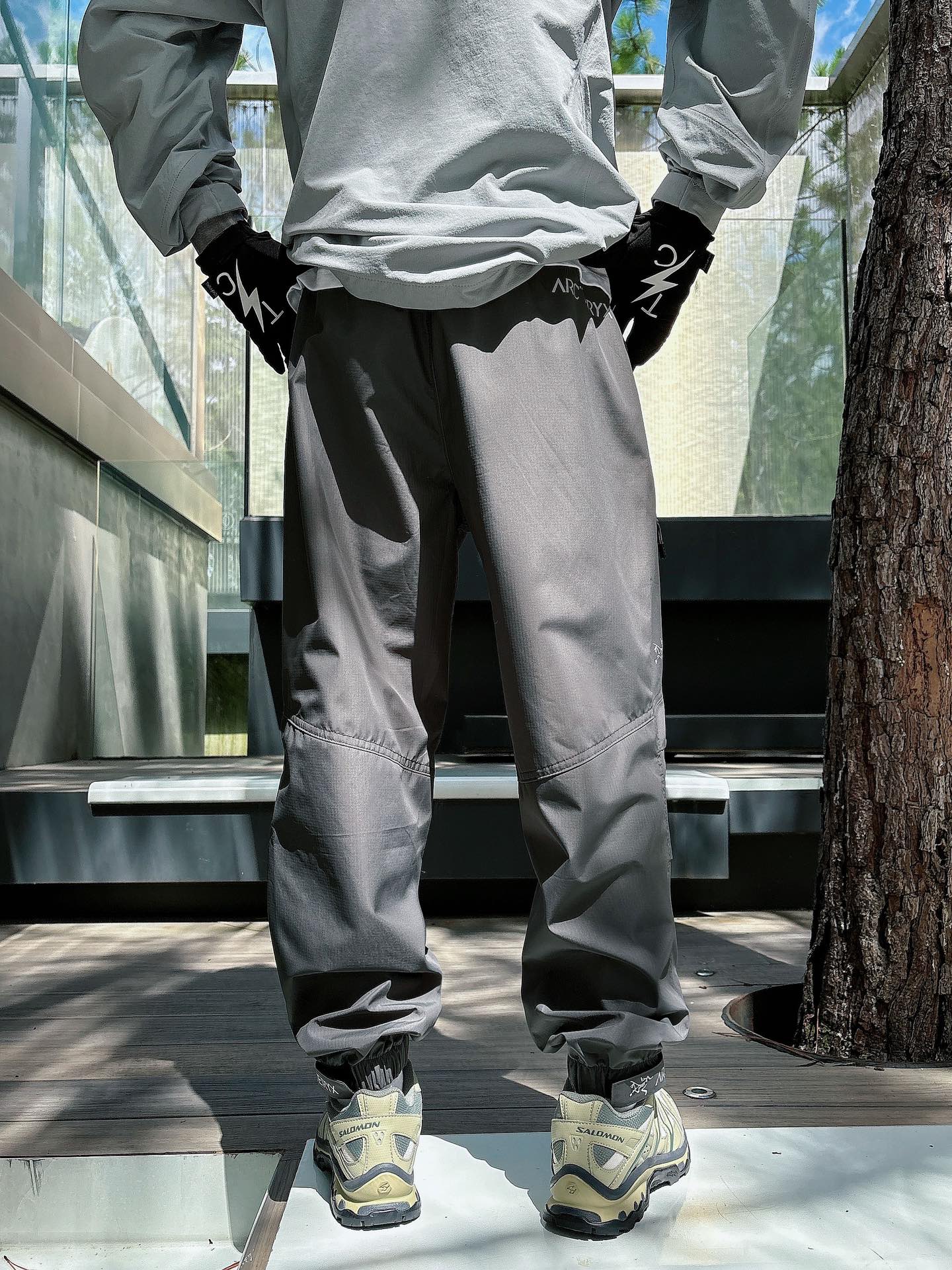 2025春夏款ARC'TERYX始祖鸟 GAMMA LT 男子 鸟家户外运动休闲冲锋裤专业研发的科技导湿