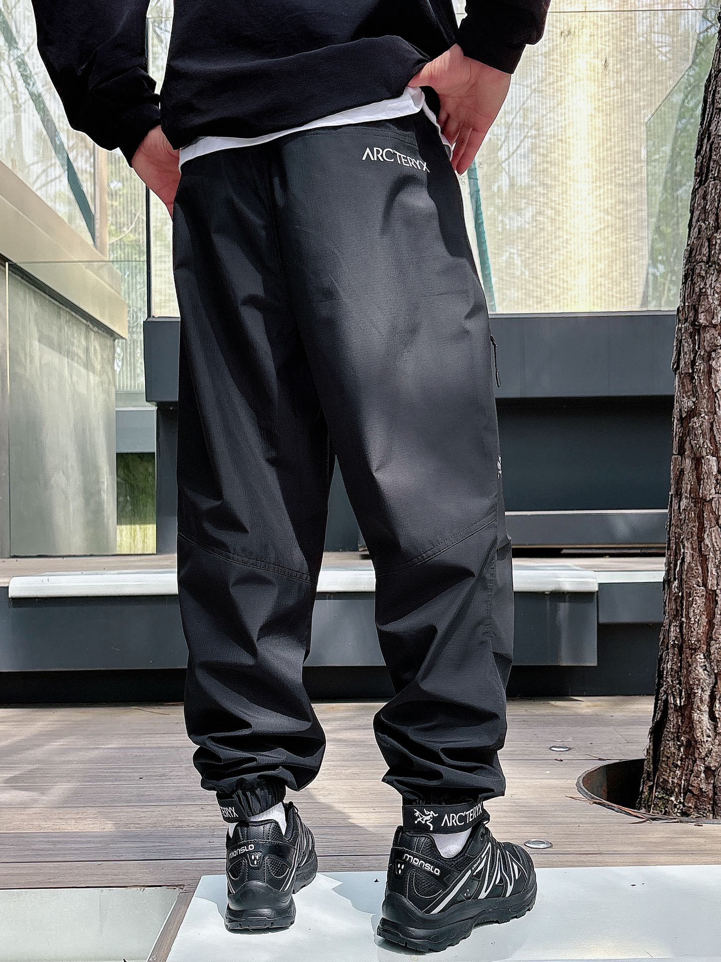 2025春夏款ARC'TERYX始祖鸟 GAMMA LT 男子 鸟家户外运动休闲冲锋裤专业研发的科技导湿