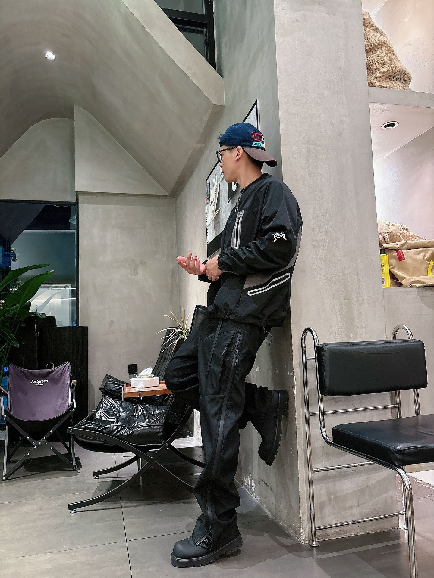 2025秋冬Arc鸟家柜子新款COVERT PULLOVER 户外运动套头连帽衣压胶口袋，进口高定科技面