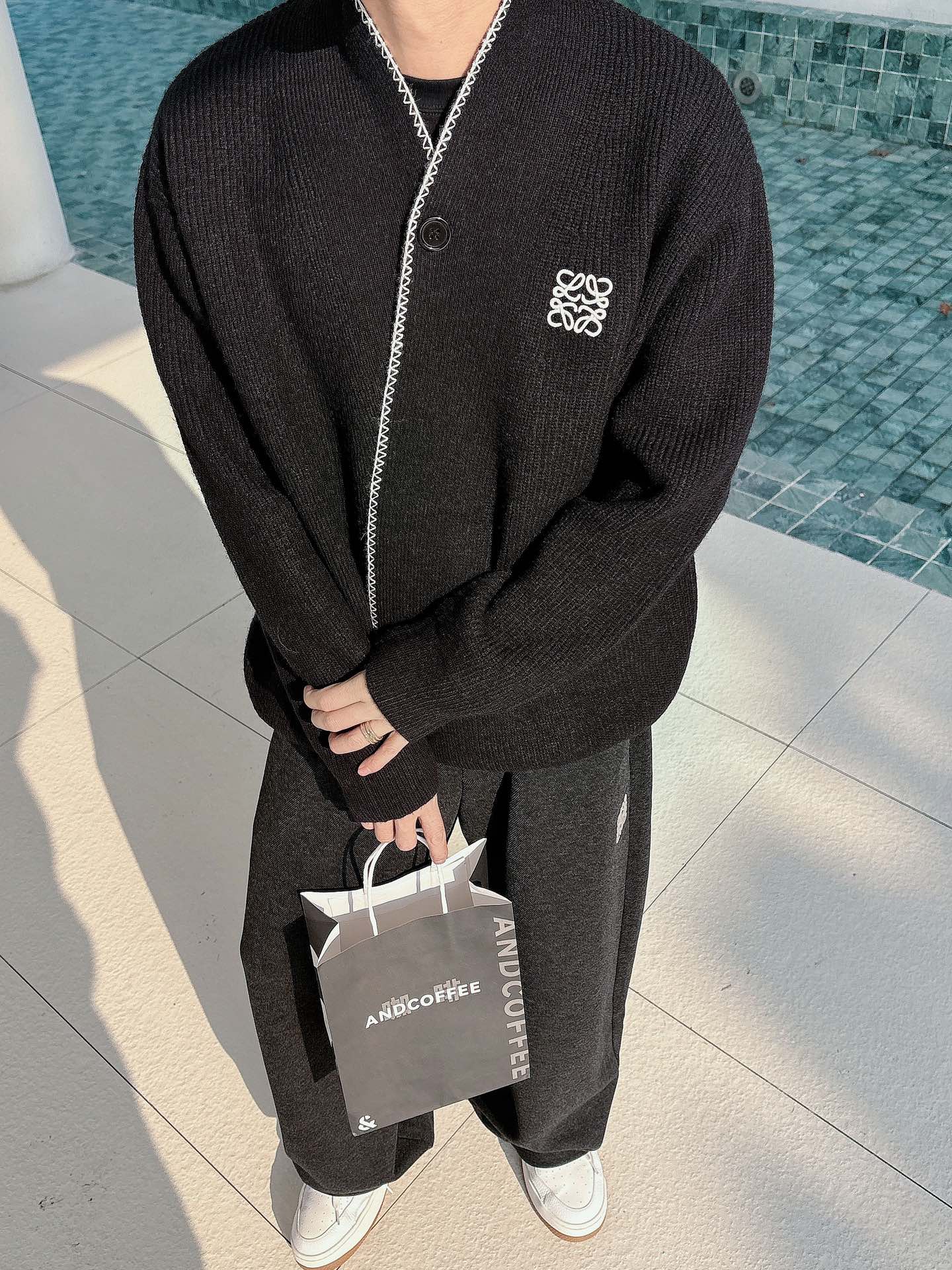 罗意威新款开衫老钱毛衣，上身舒适，不挑身材 男女同款，秋冬毛衣，是今年最好看的情侣装，秋冬必备百搭不出错