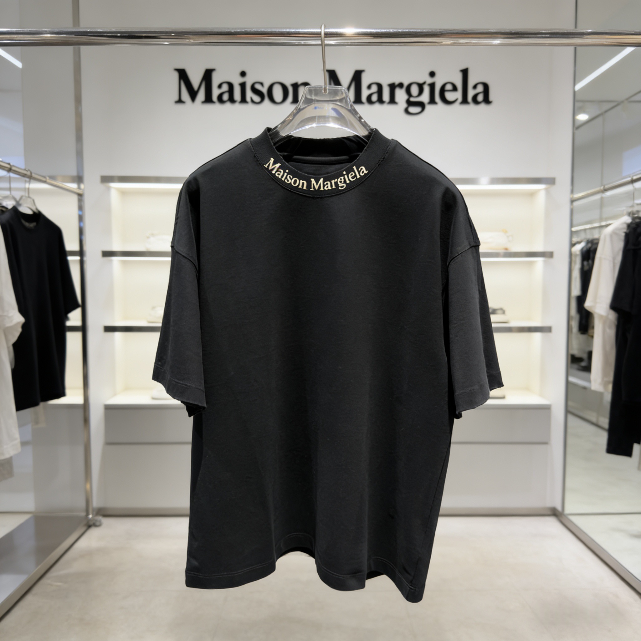 마르지엘라 와이드 오버핏 워싱 남녀공용 반팔 티셔츠 레플리카 46893 Maison Margiela T Shirt
