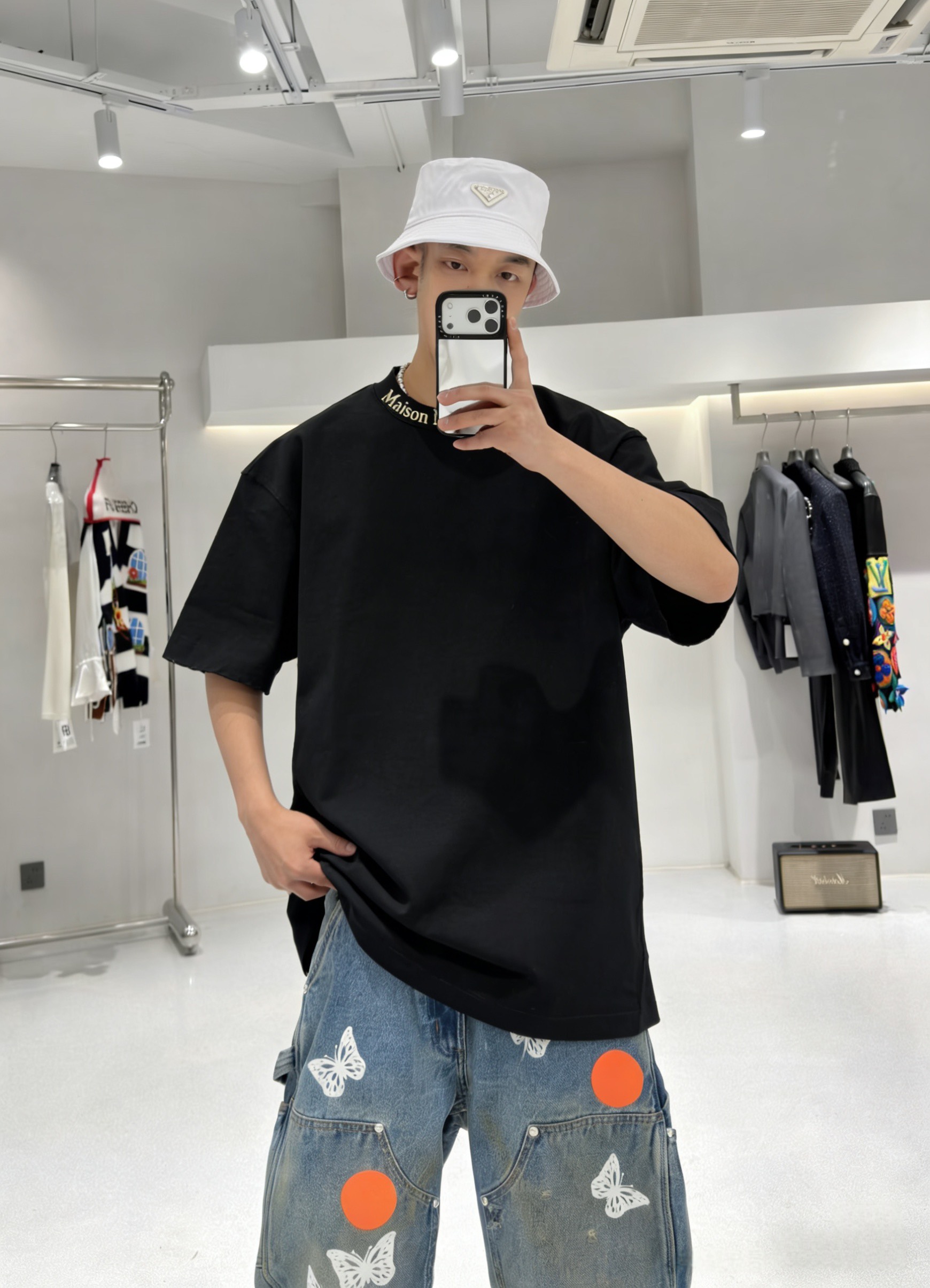 마르지엘라 와이드 오버핏 워싱 남녀공용 반팔 티셔츠 46893 이미지 8