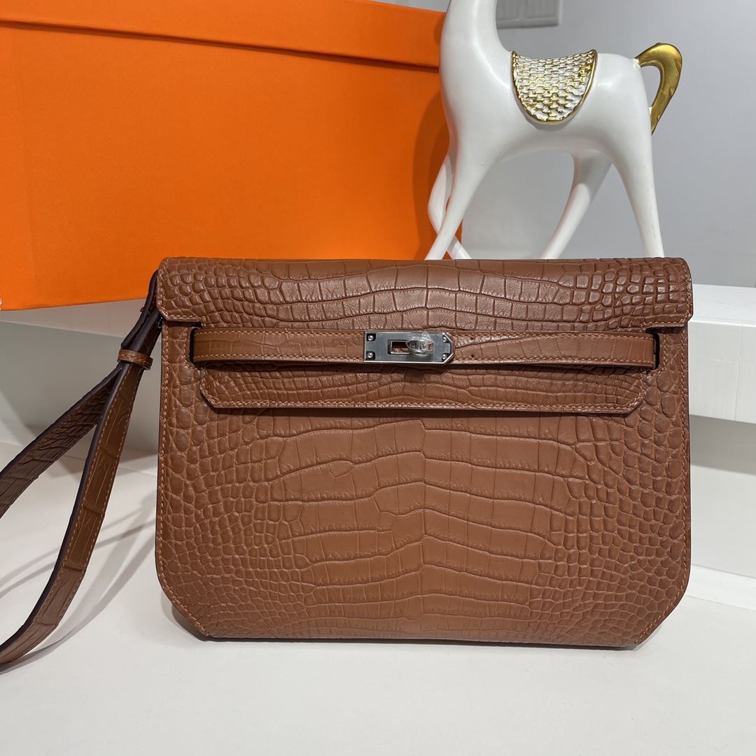 Hermes Kelly Fashion
 Handbags Clutches & Pouch Bags Crossbody & Shoulder Bags Brown Coffee Color