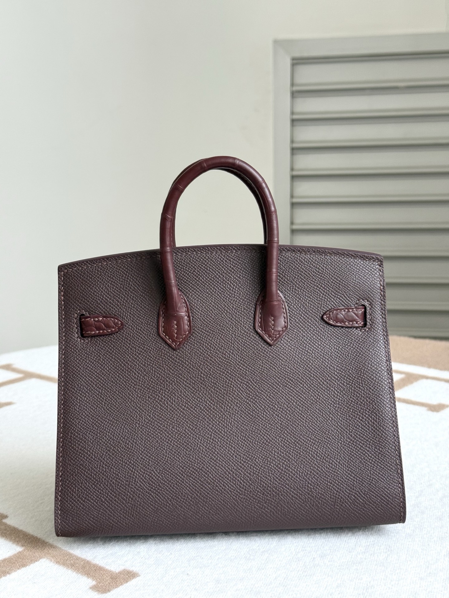 Hermes Birkin Burgundy Brown 20cm handbag everyday