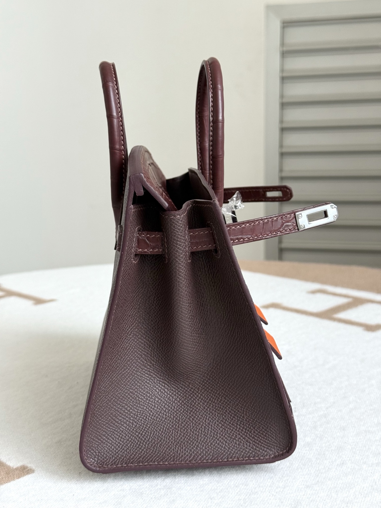 Hermes Birkin Burgundy Brown 20cm handbag everyday
