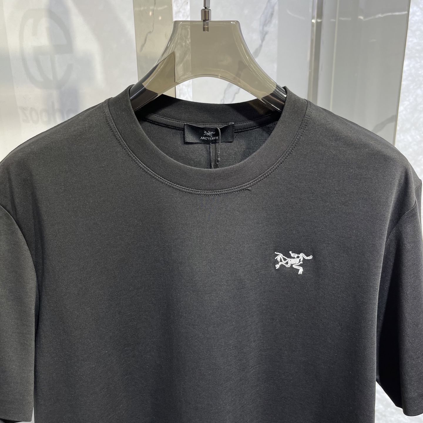 p484 ARCxJIL Joint Embroidery Small Mark T Color: White, khaki, black Number: L-4xl - 图片 4