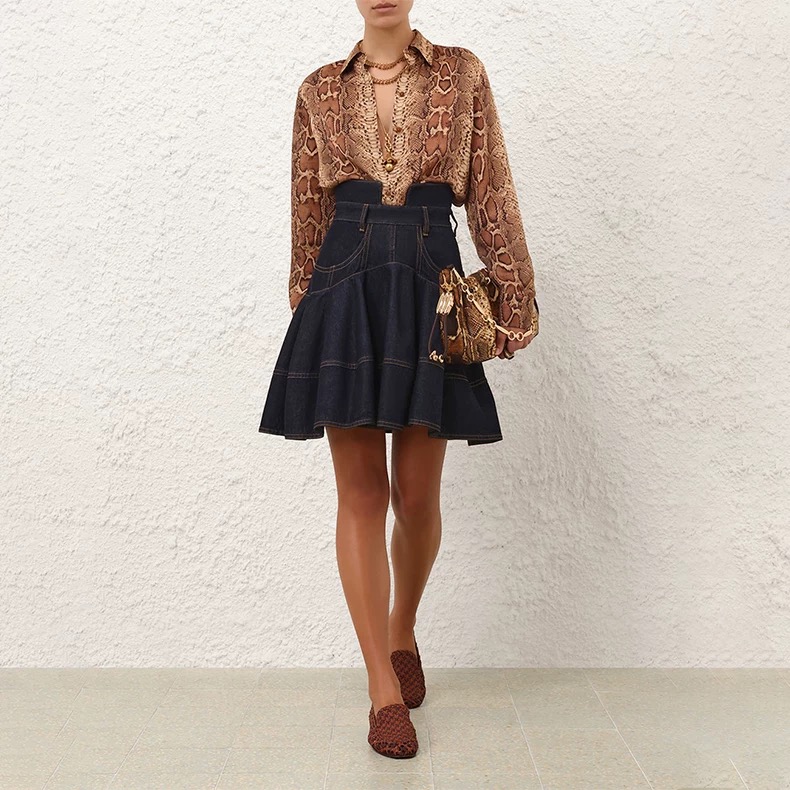 짐머만 여성 스커트 121650 Zimmermann Skirt