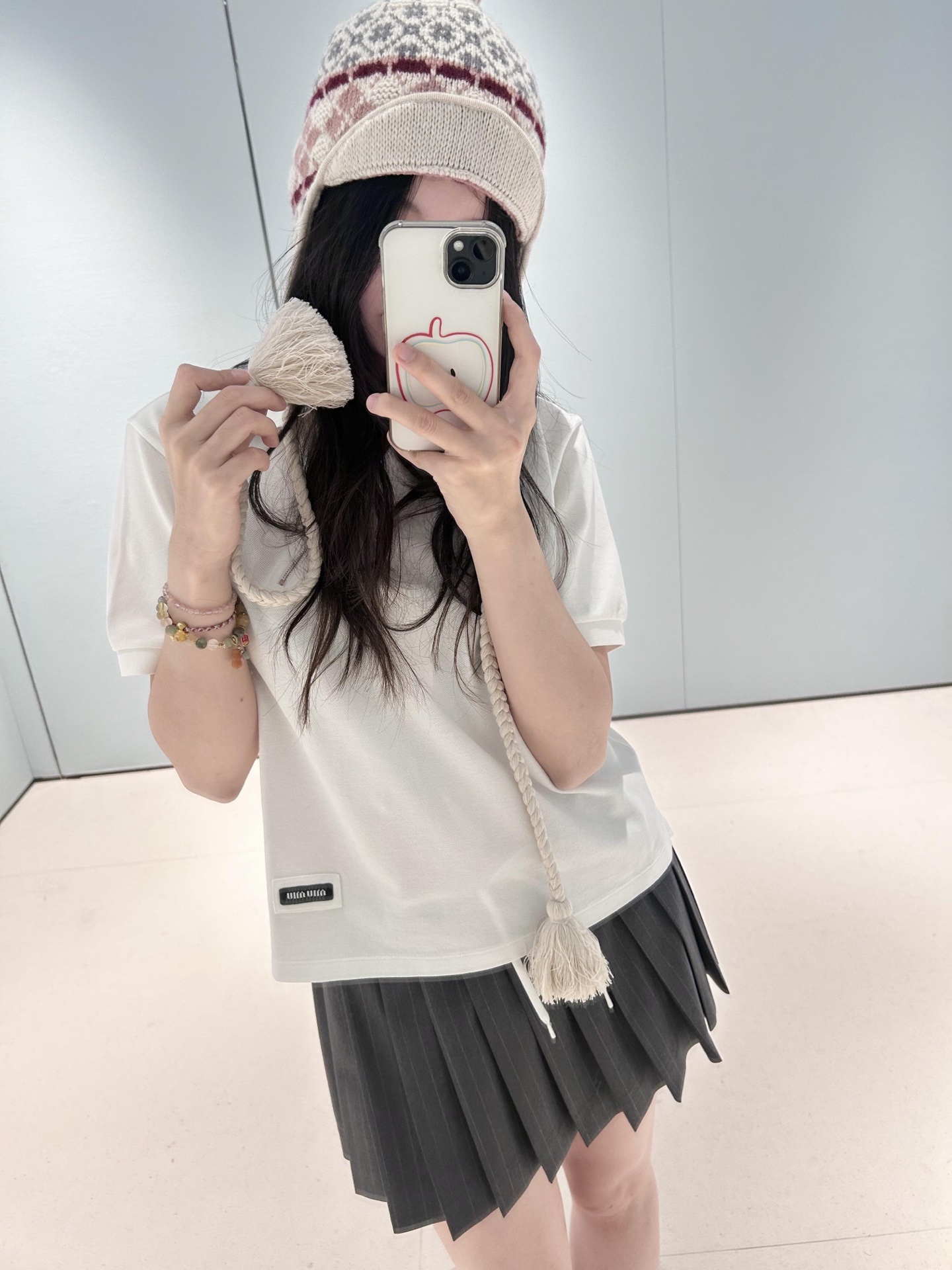 미우미우 여성 반팔 53007