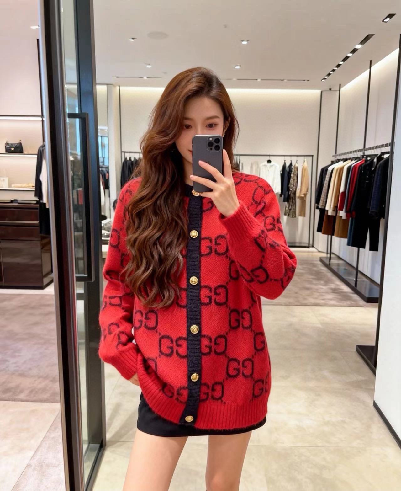 구찌 여성 가디건 91655 Gucci Cardigan
