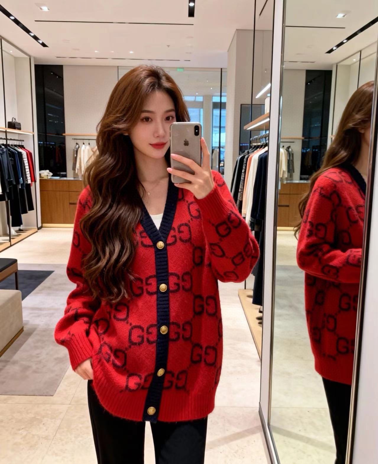 구찌 여성 가디건 91656 Gucci Cardigan