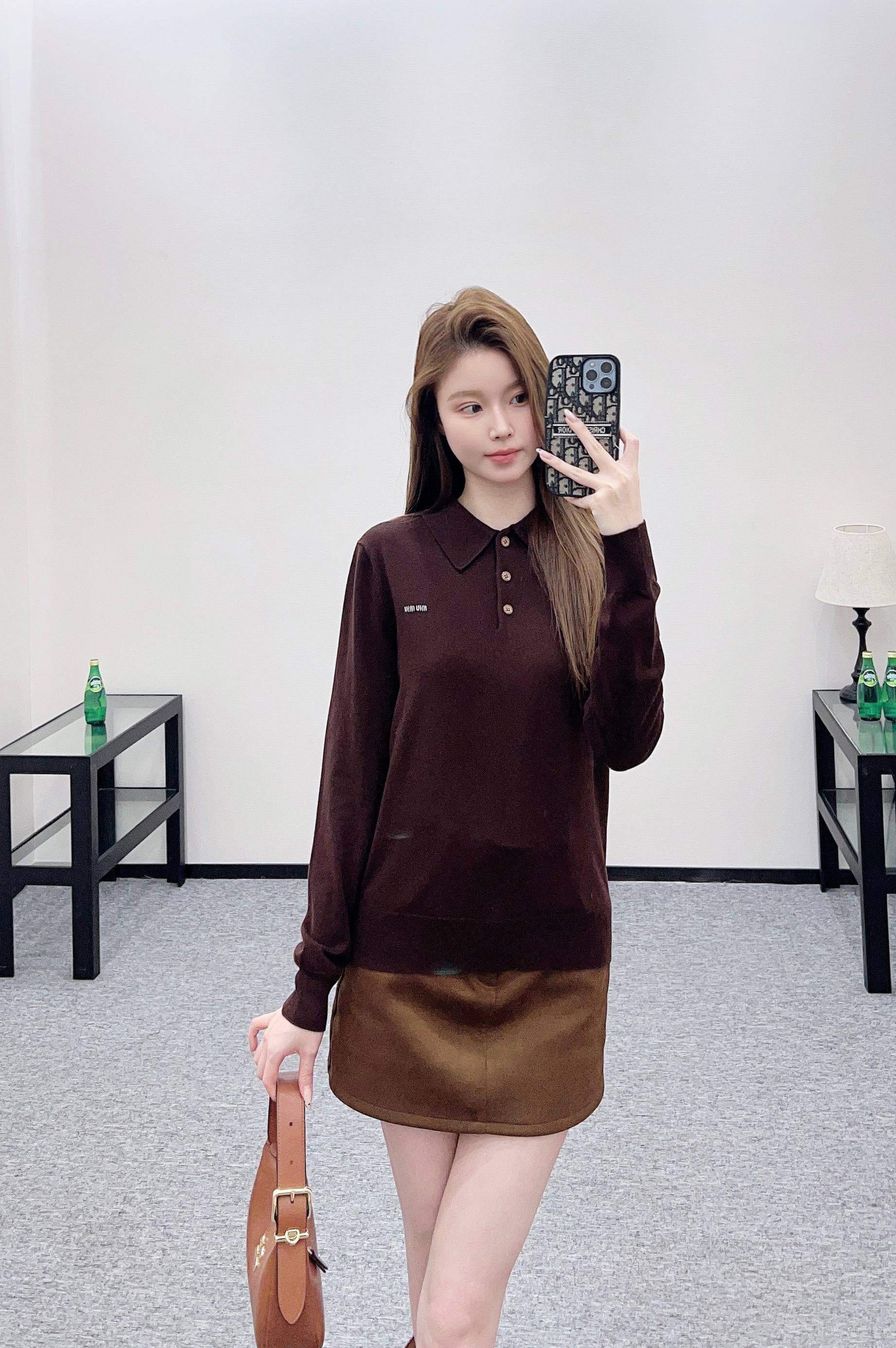 미우미우 여성 긴팔 101492 Miu Miu Long Sleeve