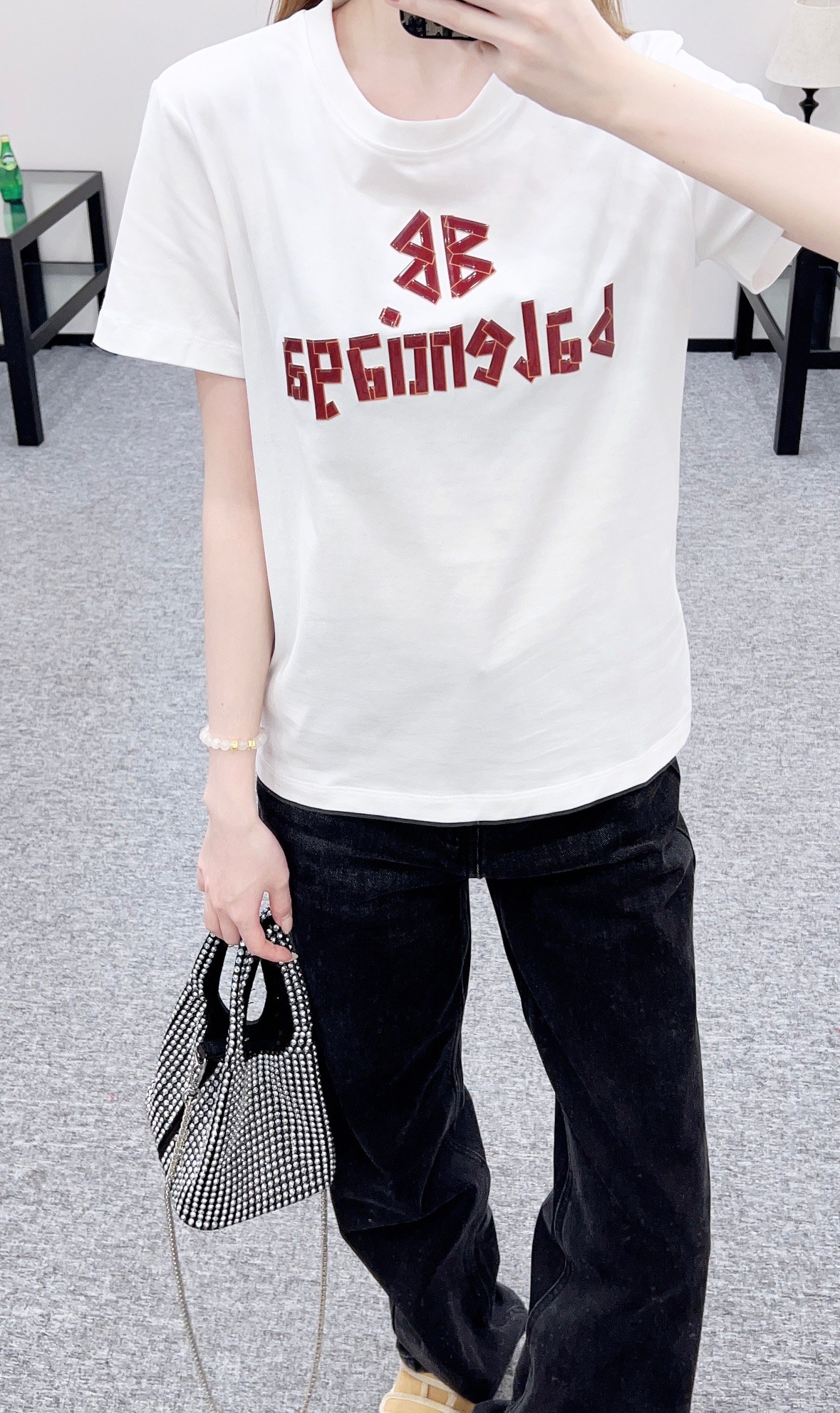 발렌시아가 여성 반팔 102339 Balenciaga T Shirt