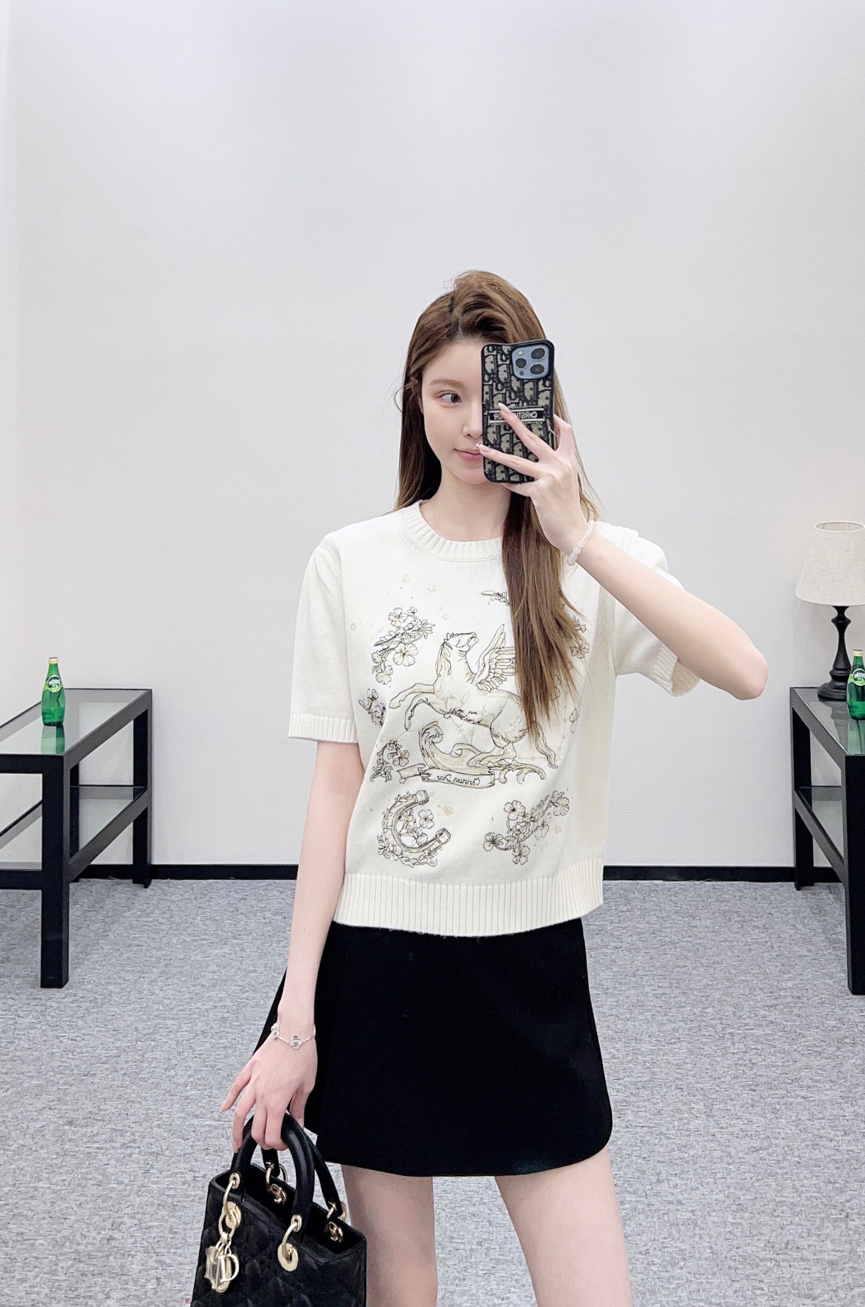 디올 여성 반팔 캐시미어 51702 Dior Women T Shirt
