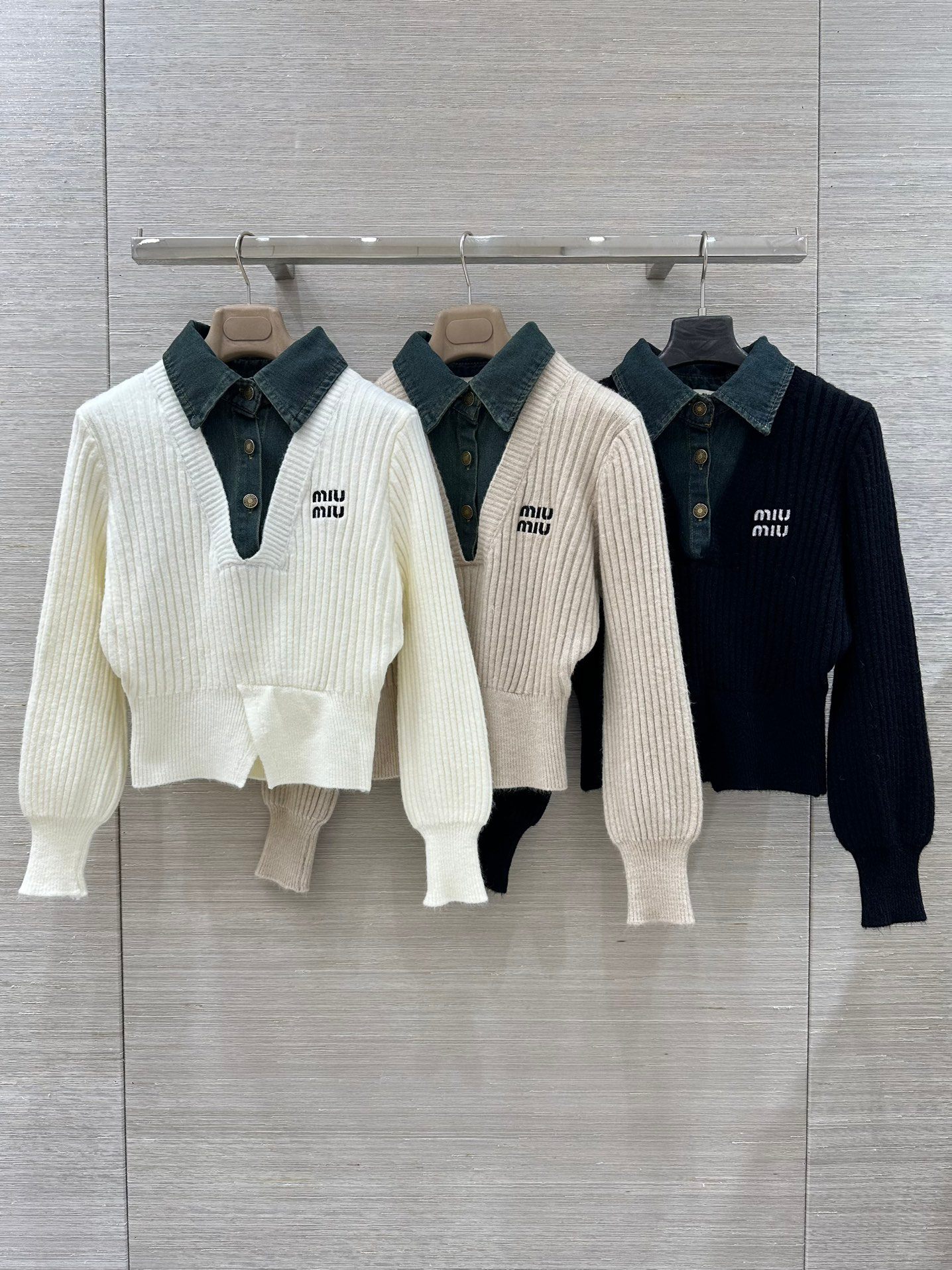 미우미우 여성 니트 101360 Miu Miu Knit