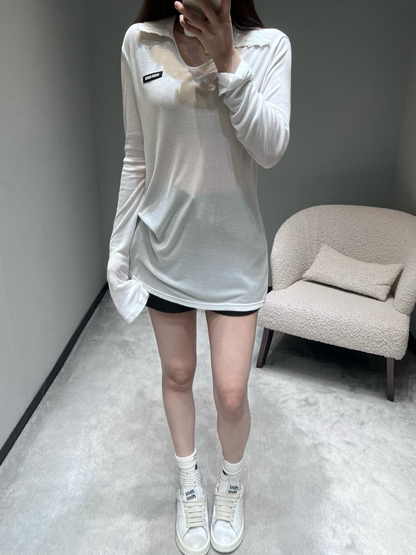 미우미우 여성 긴팔 101453 Miu Miu Long Sleeve
