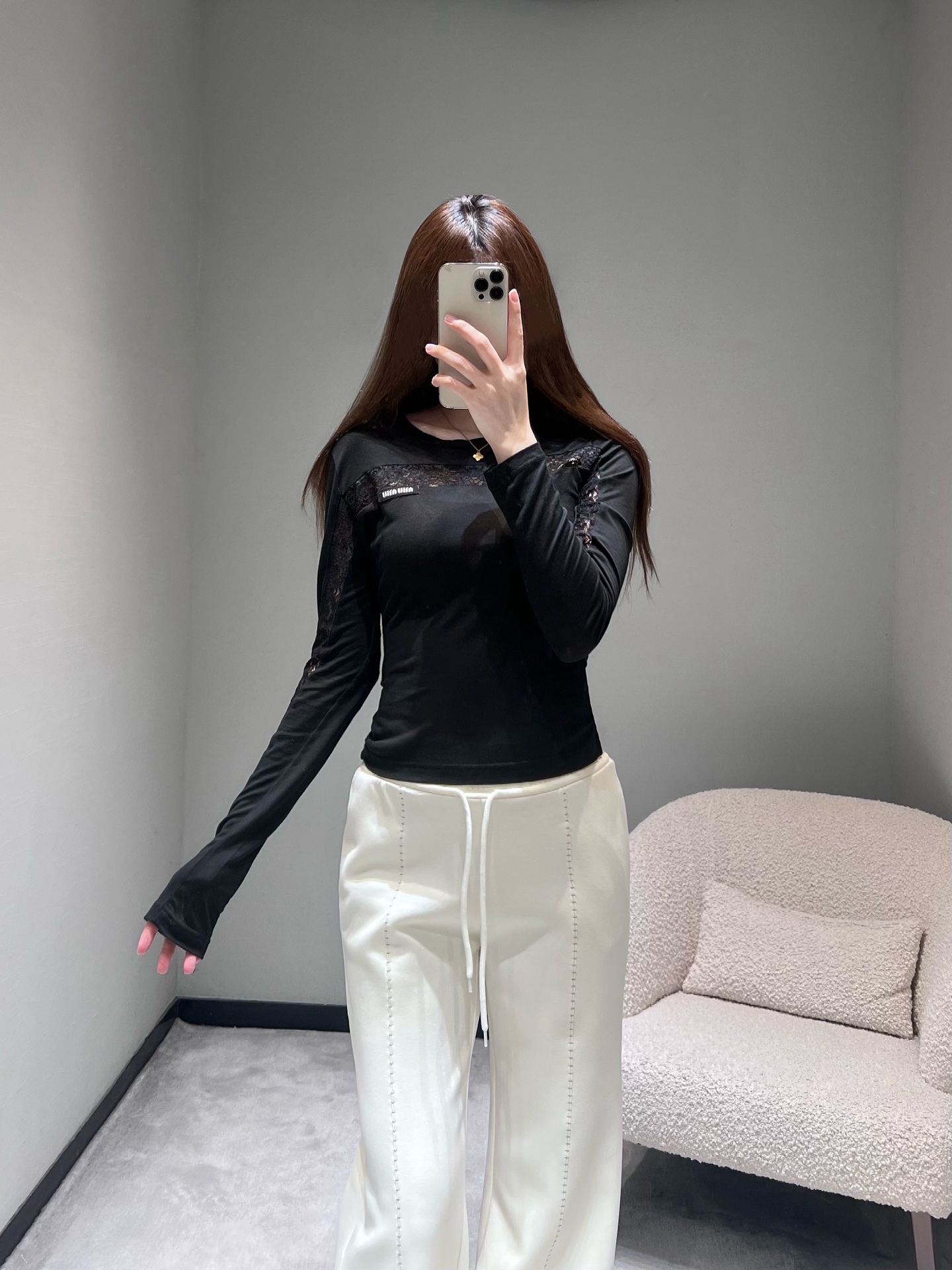 미우미우 여성 긴팔 101451 Miu Miu Long Sleeve