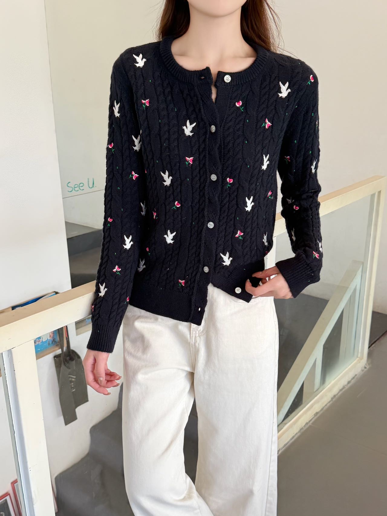 디올 여성 가디건 96308 Dior Cardigan