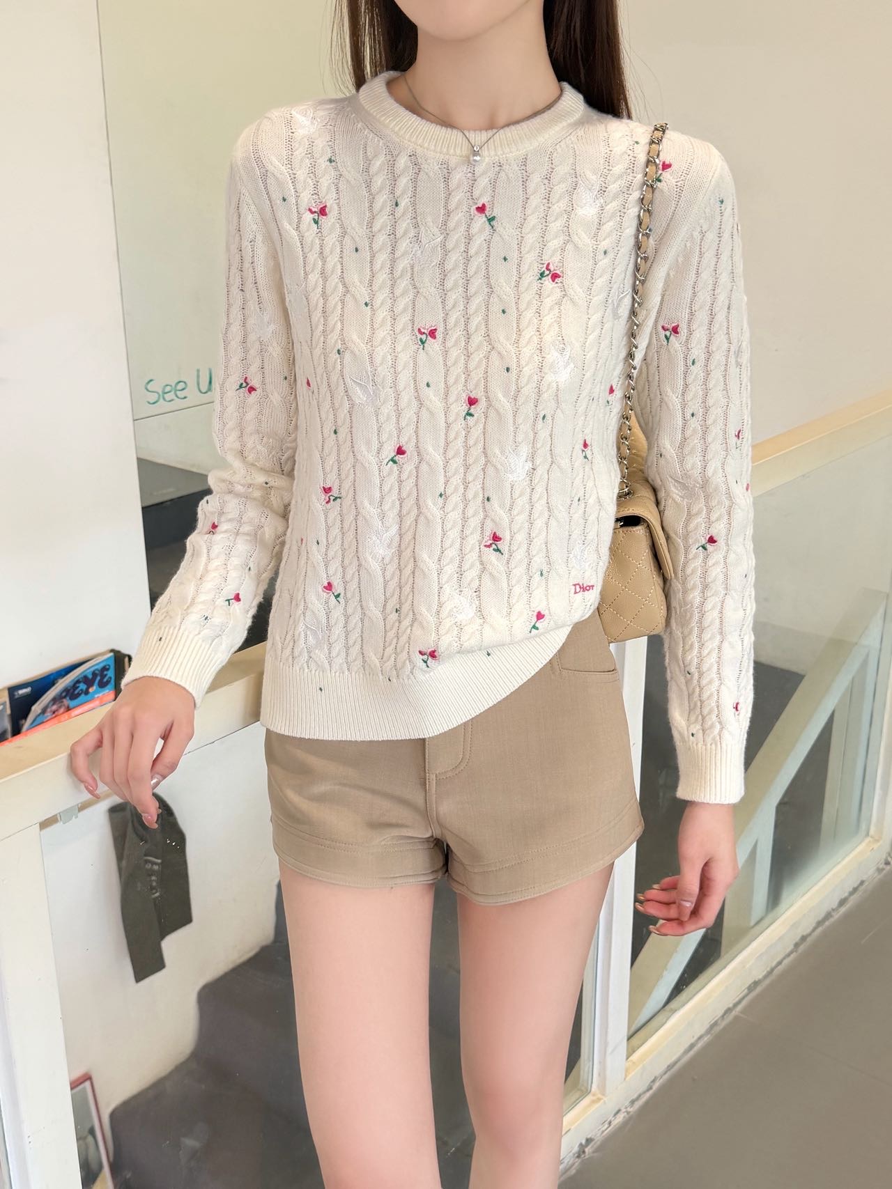 디올 여성 가디건 93446 Dior Cardigan