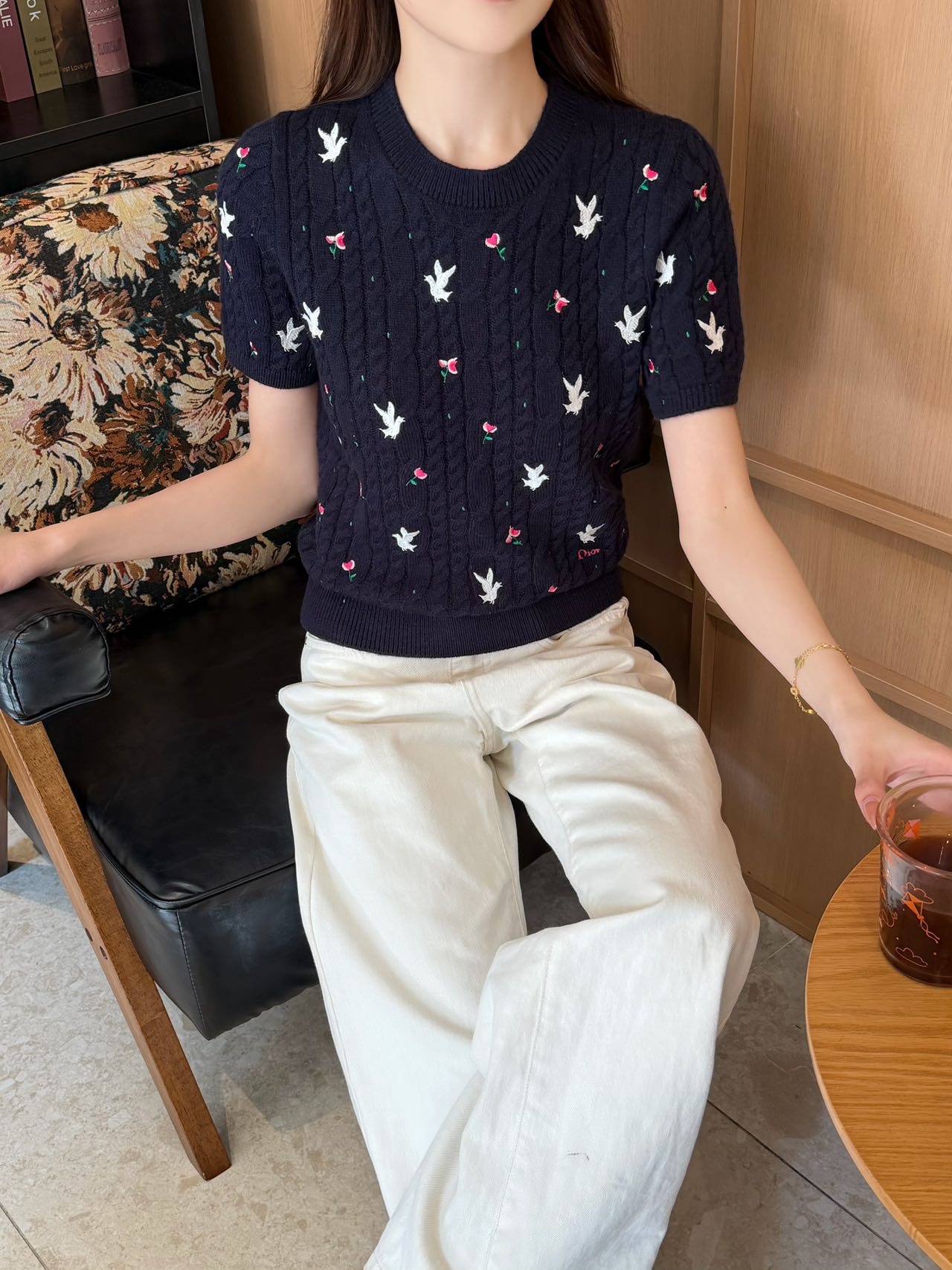 디올 여성 반팔 SS 캐시미어 51892 Dior Women T Shirt