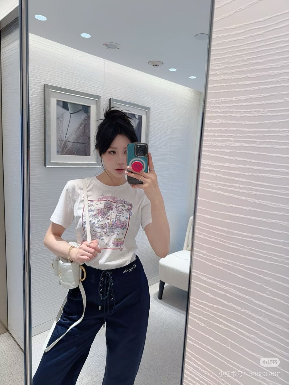 디올 여성 반팔 93406 Dior T Shirt