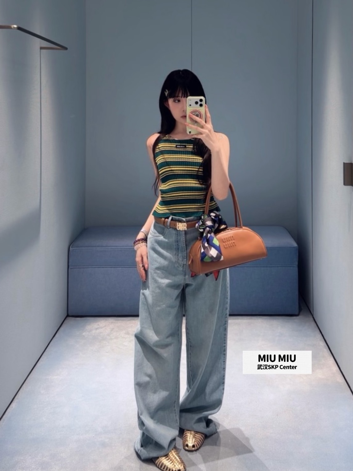 미우미우 여성 반팔 101418 Miu Miu T Shirt