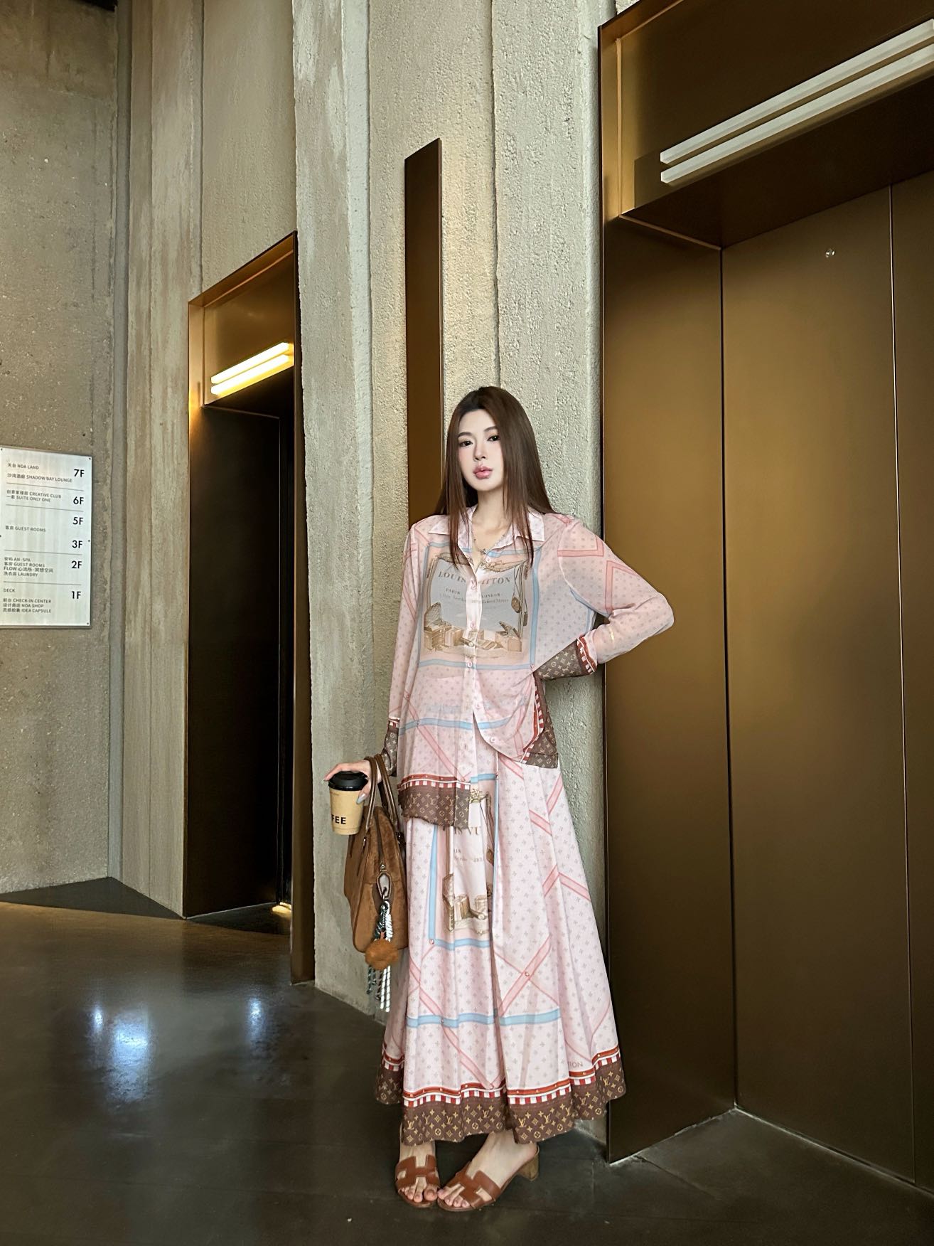 루이비통 여성 프린트 긴팔 티셔츠 레플리카 18513