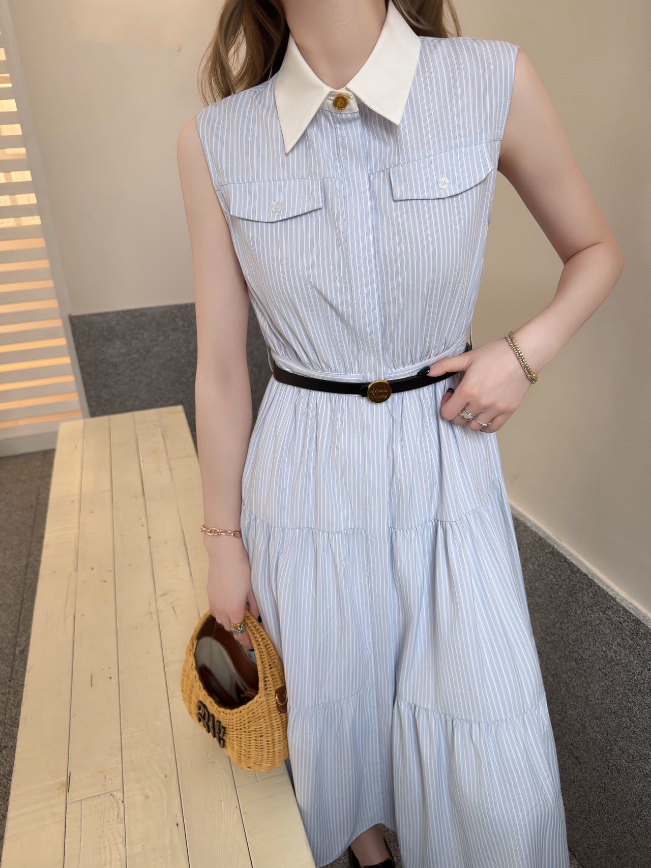 미우미우 2026SS 여성 원피스 101377 Miu Miu Dress