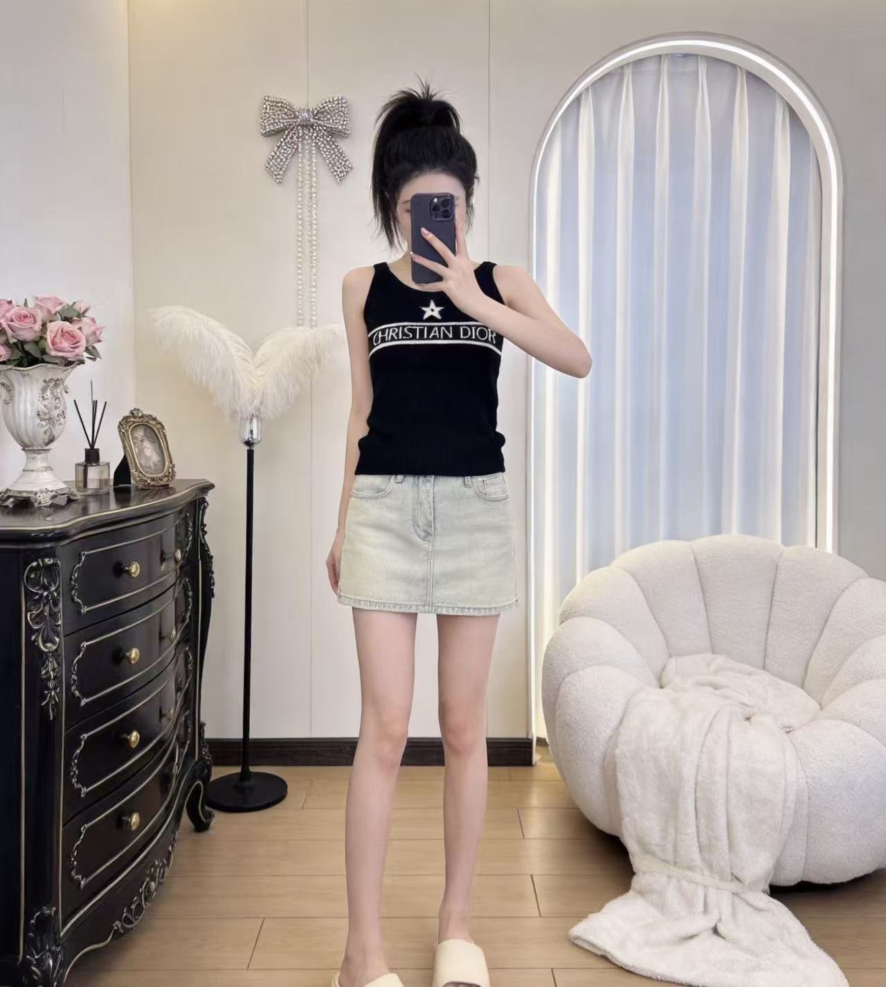 디올 여성 반팔 137711 Dior T Shirt