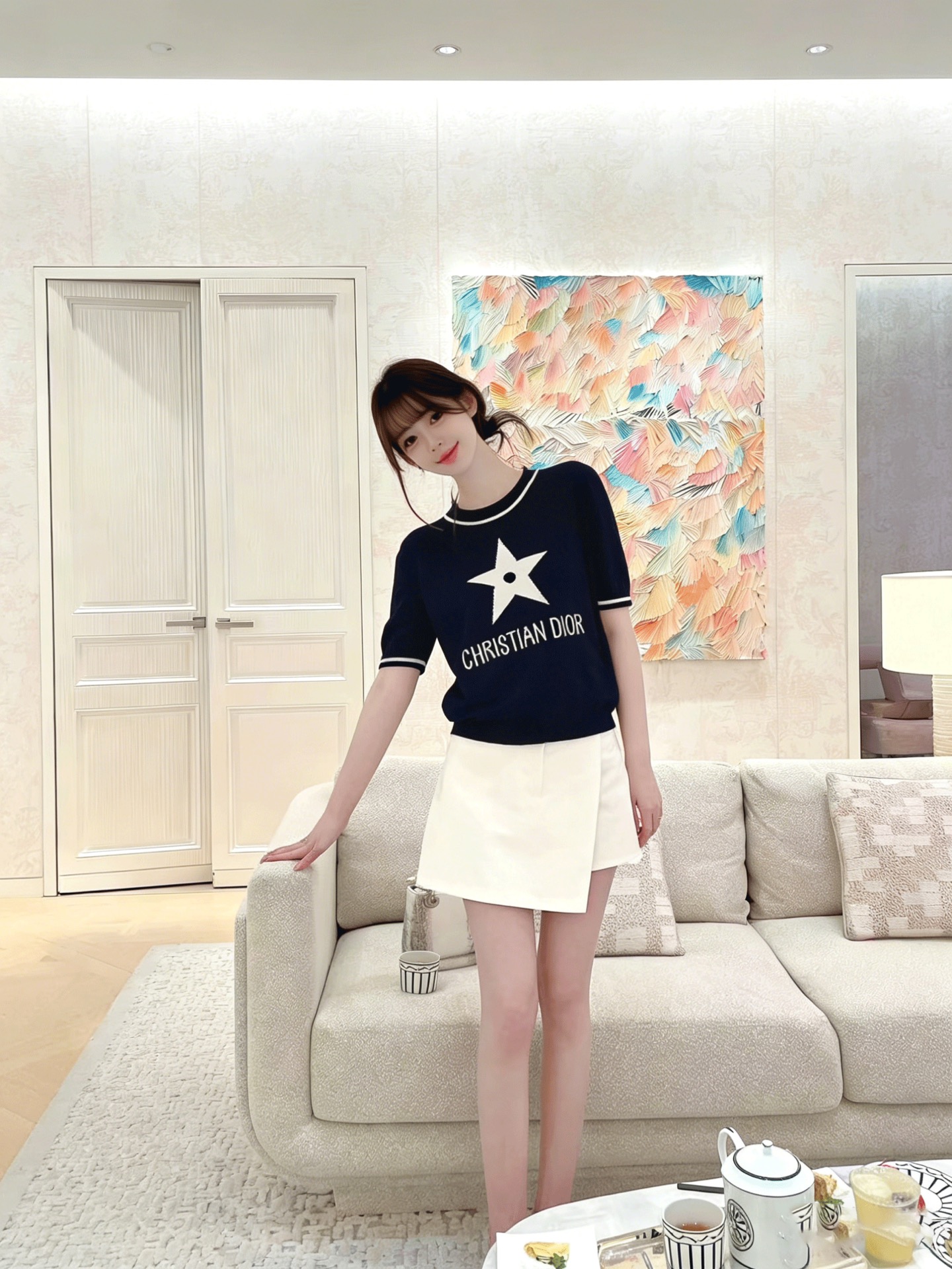 디올 여성 반팔 96321 Dior T Shirt