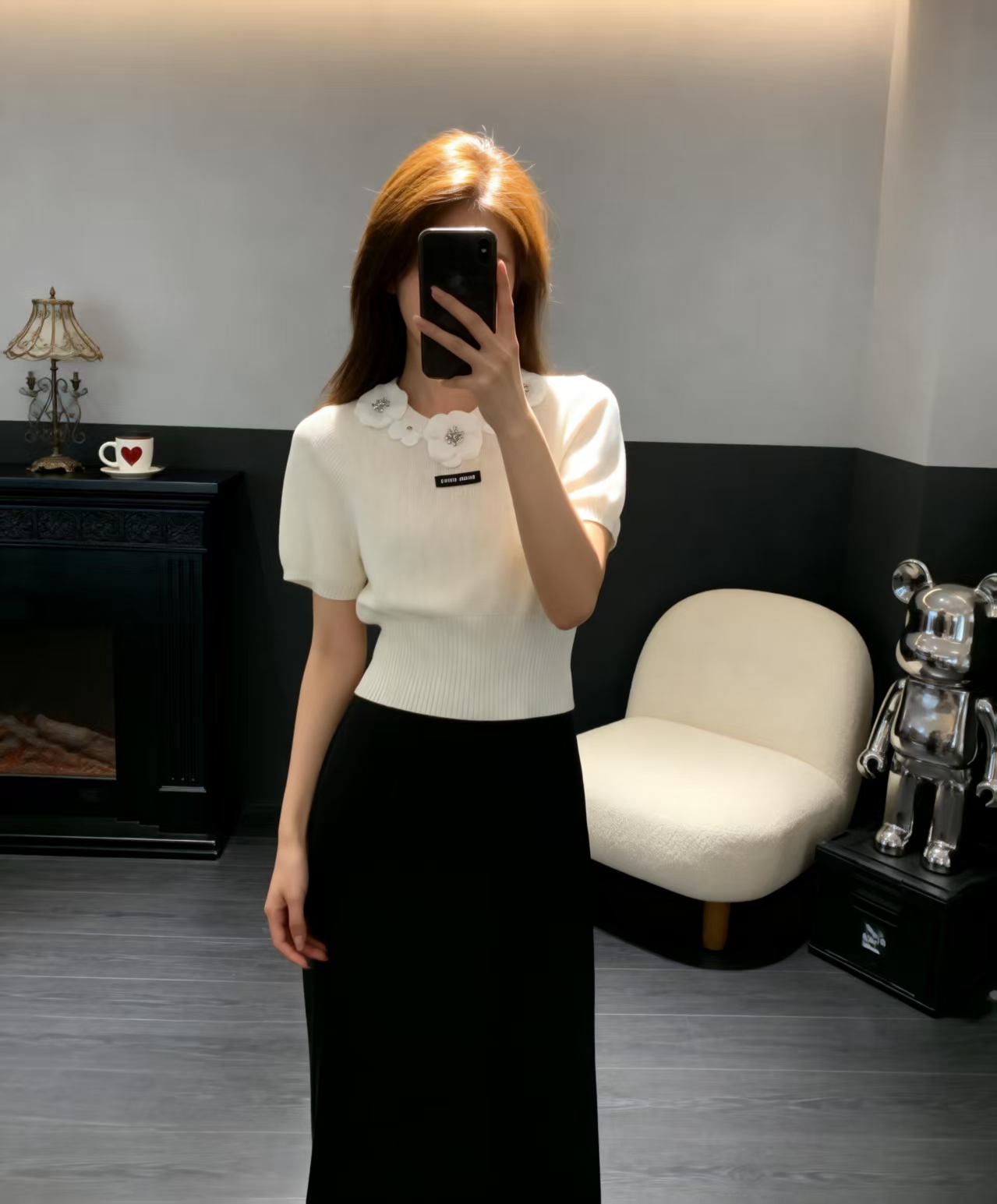 미우미우 여성 반팔 SS 52552