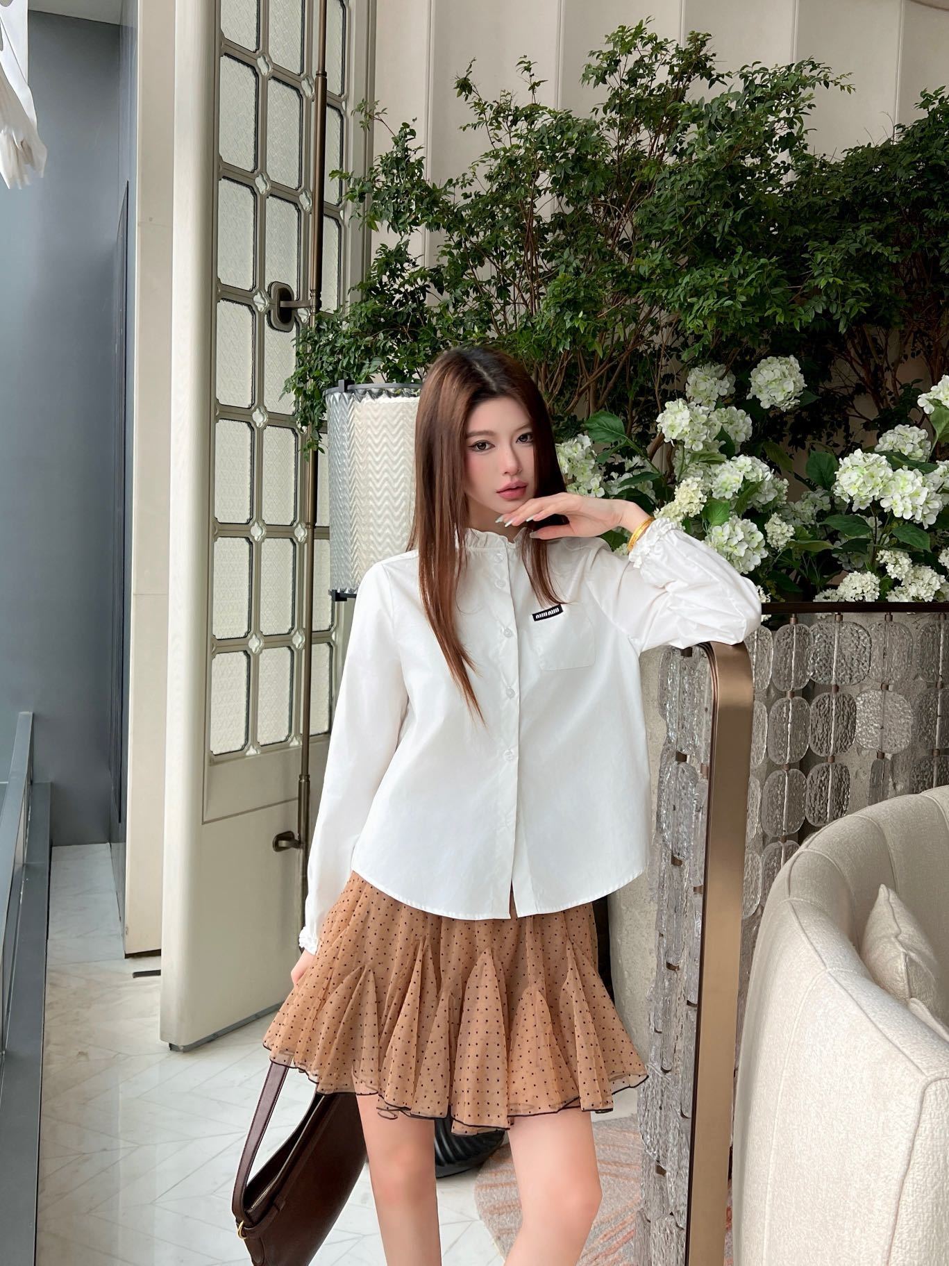 미우미우 여성 셔츠 101365 Miu Miu Shirt