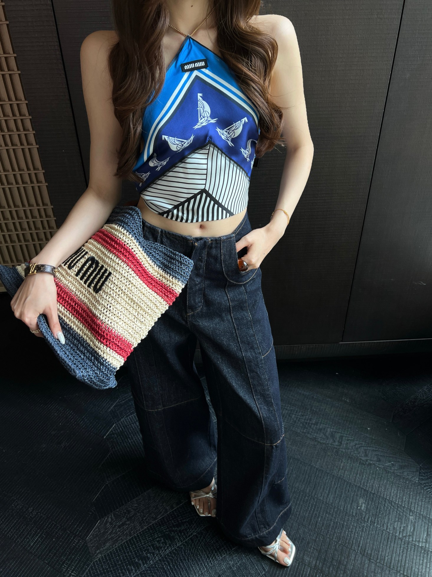 미우미우 여성 반팔 101321 Miu Miu T Shirt
